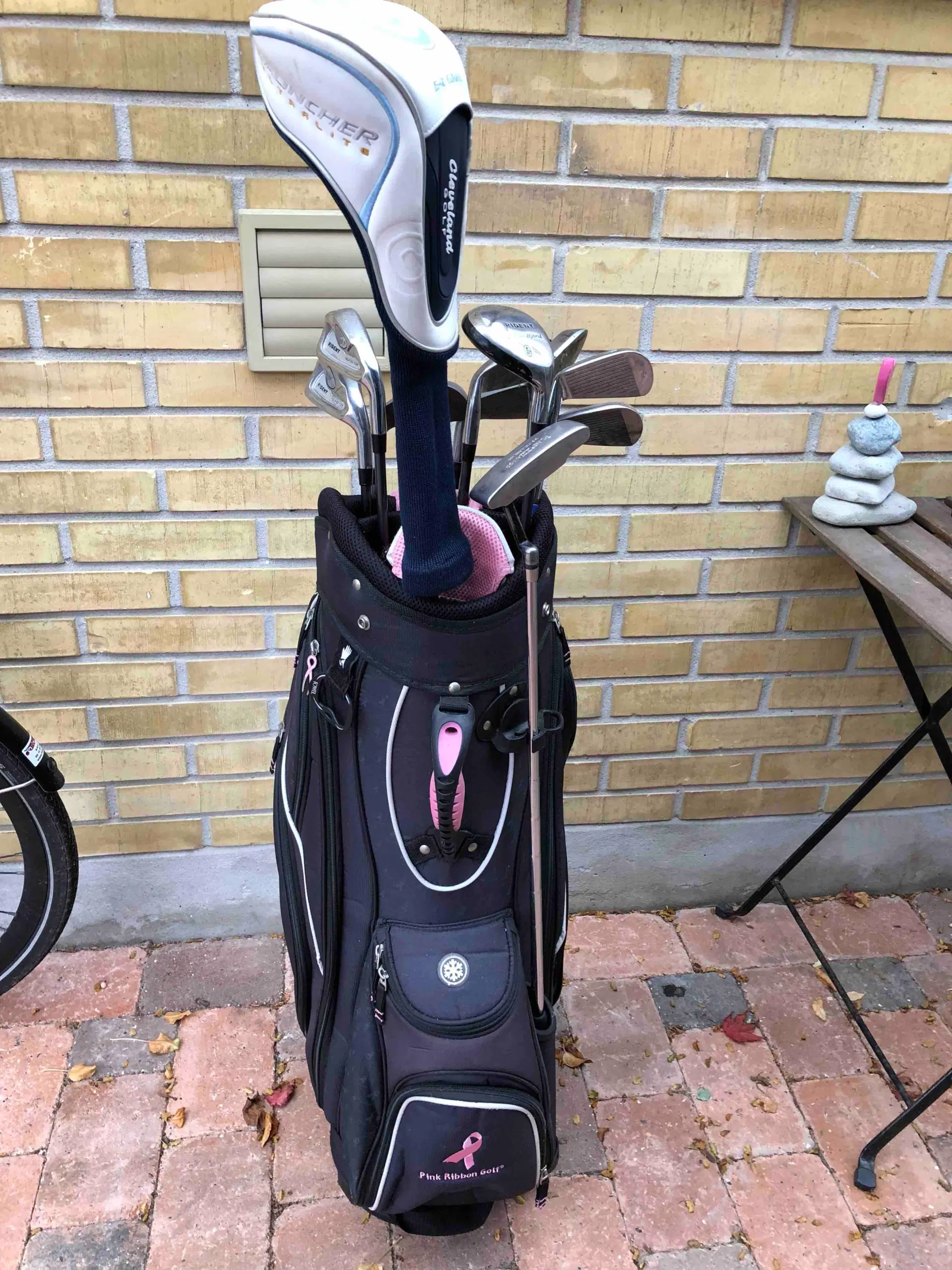 Golfsæt m/bag (grafit)