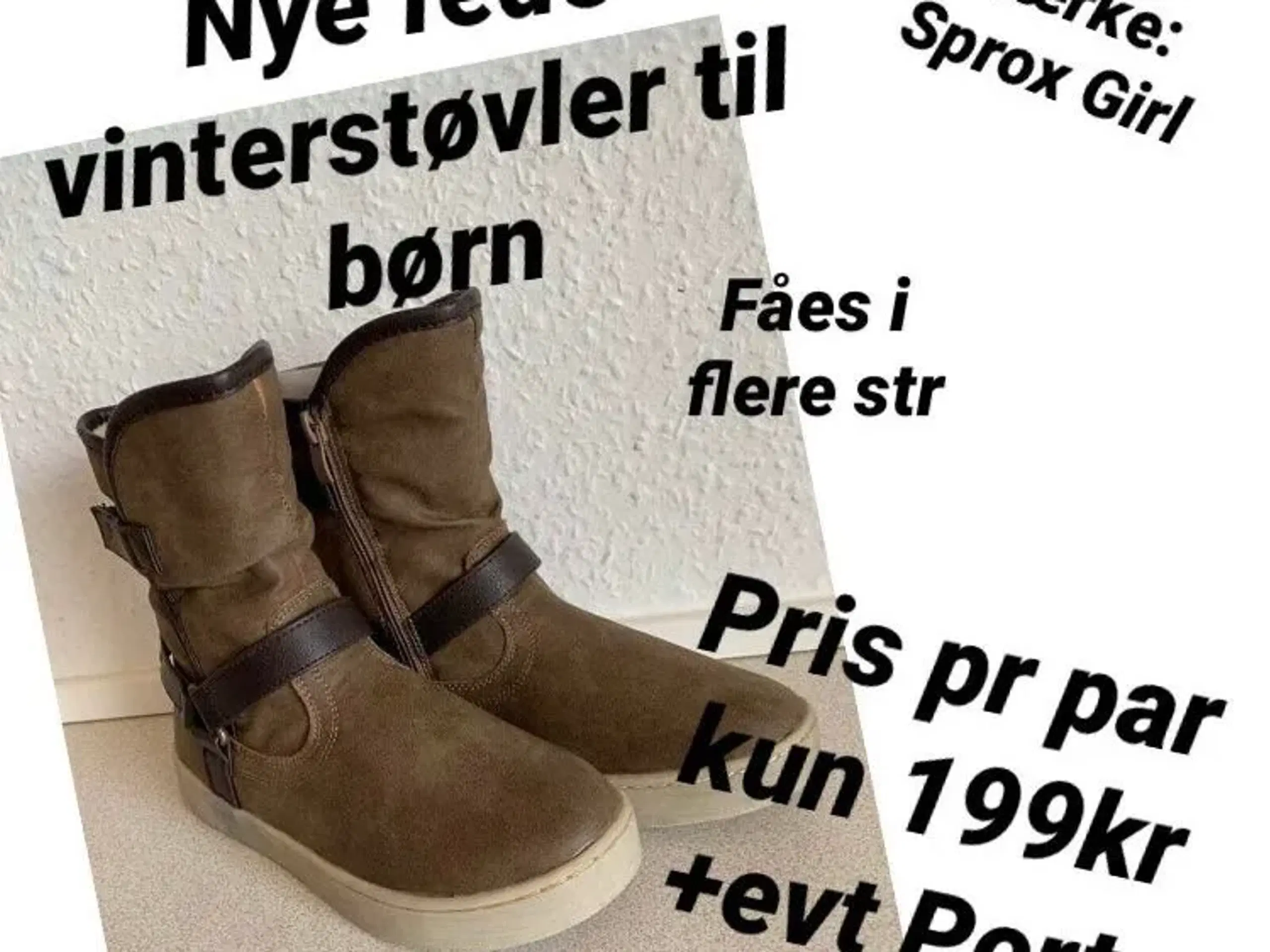 Nye vinterstøvler fra Sprox Girl