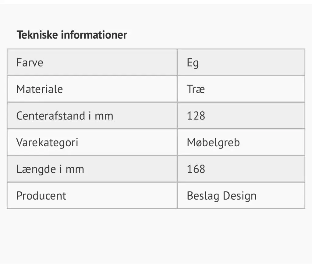 Greb til skabe og skuffer