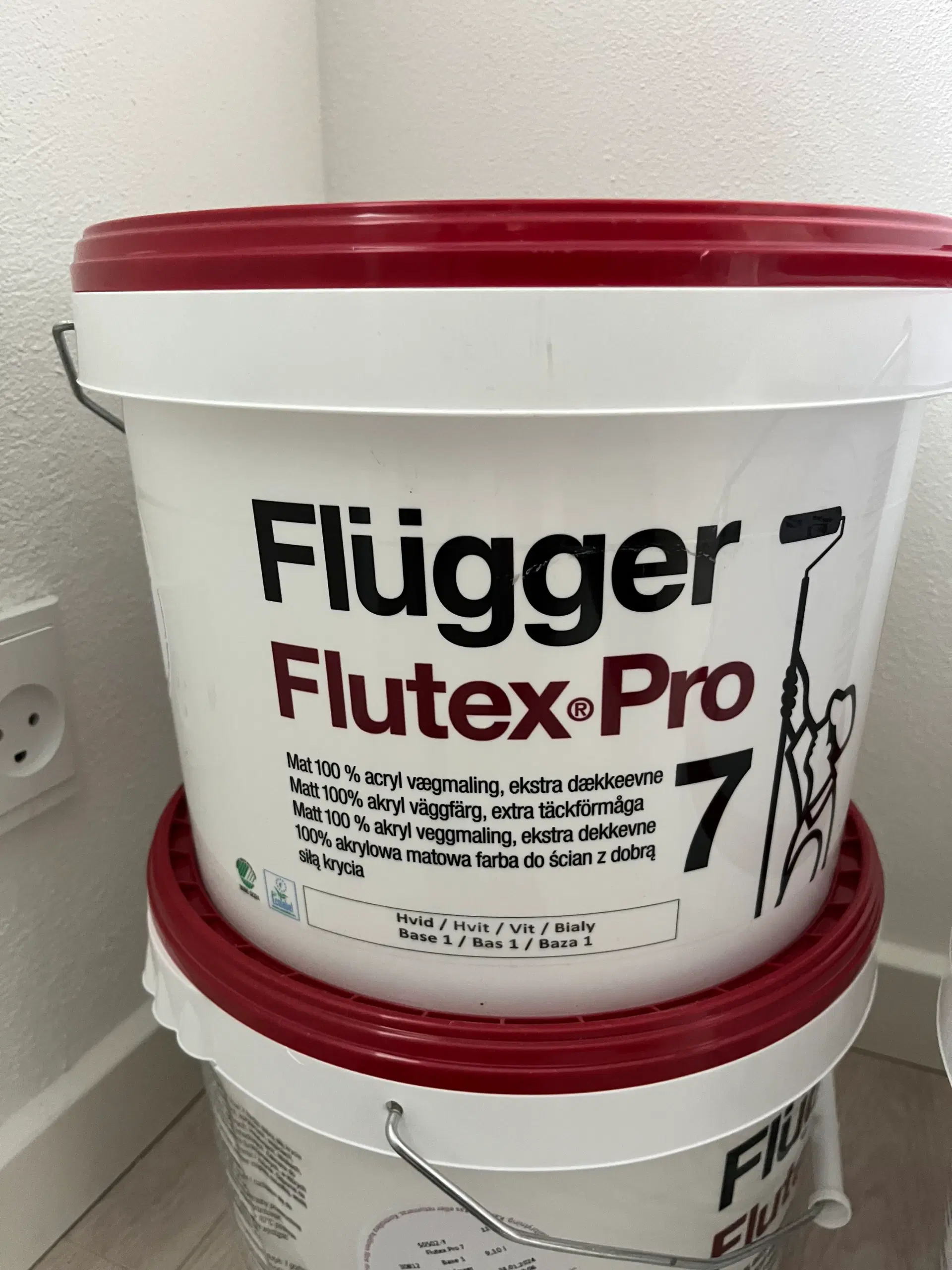 Flügger pro 7 hvid 91 L