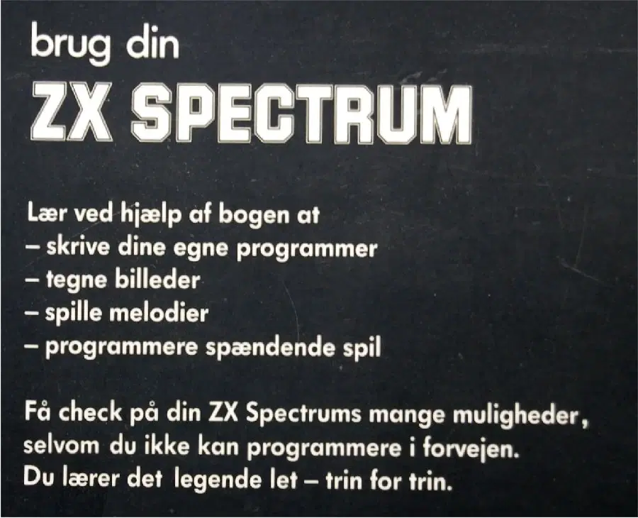 Brug din ZX SPECTRUM   (Bog)