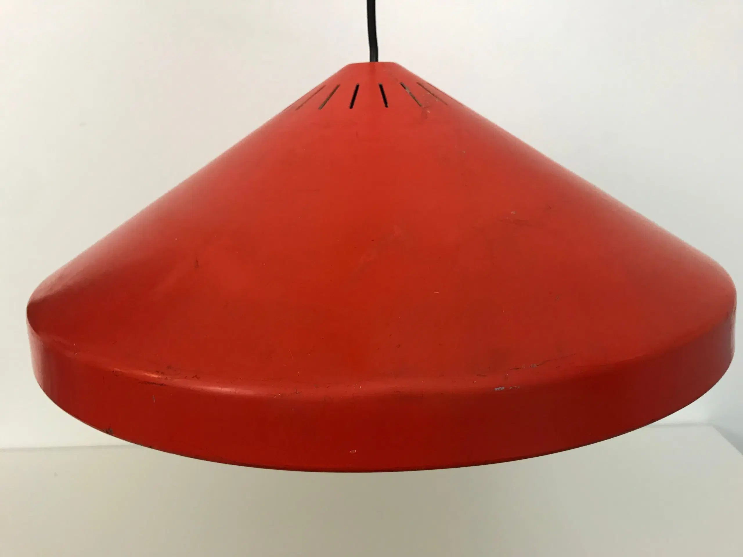 Retro loftslampe / pendel orange-rød