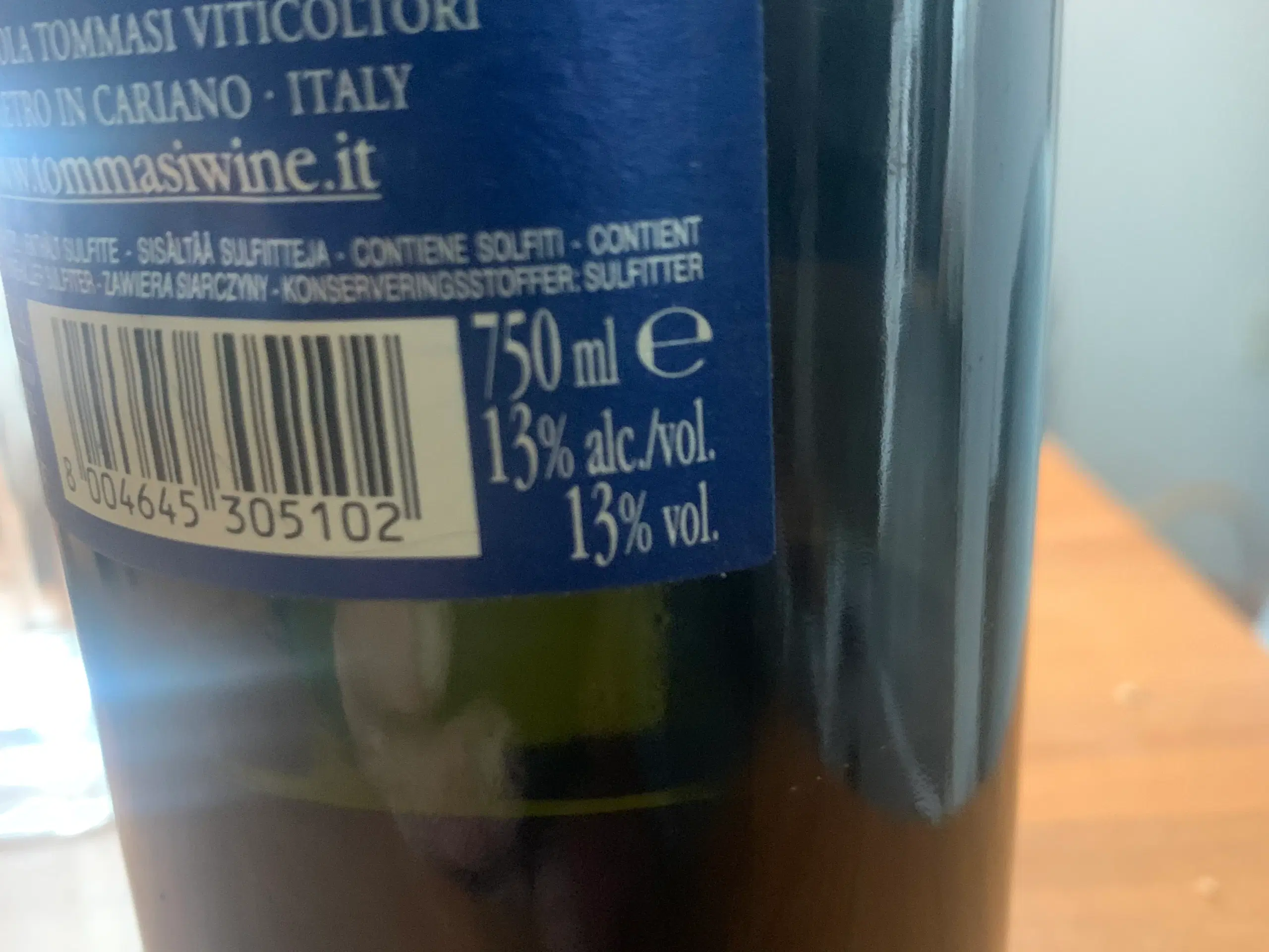 Velsmagende italiensk vin (valpodecella ripasso)