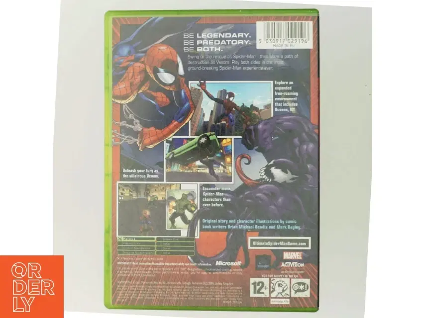 Ultimate Spider-Man Xbox spil fra Activision