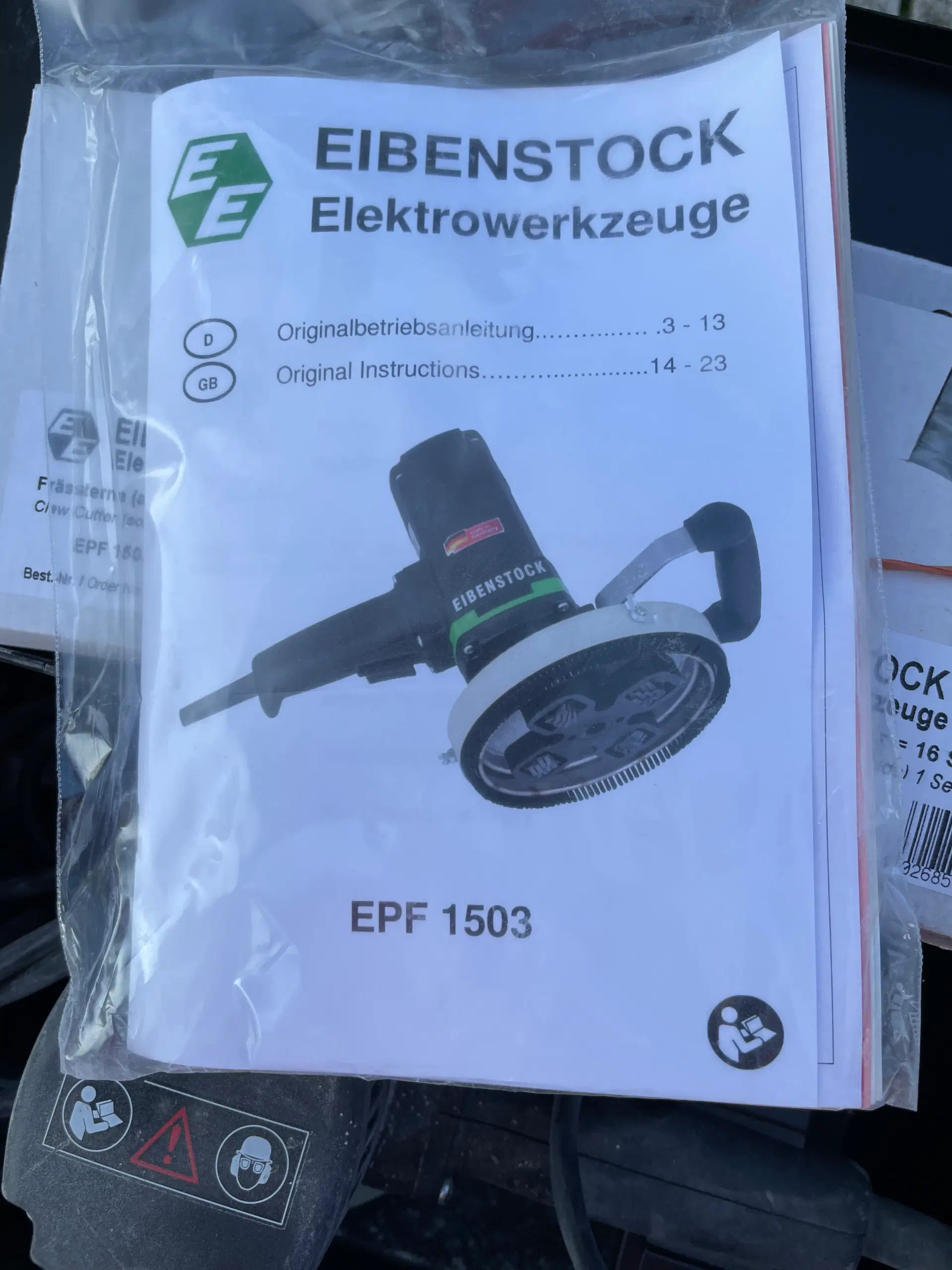 Eibenstock Facadefræser EPF 1503 1500 Watt