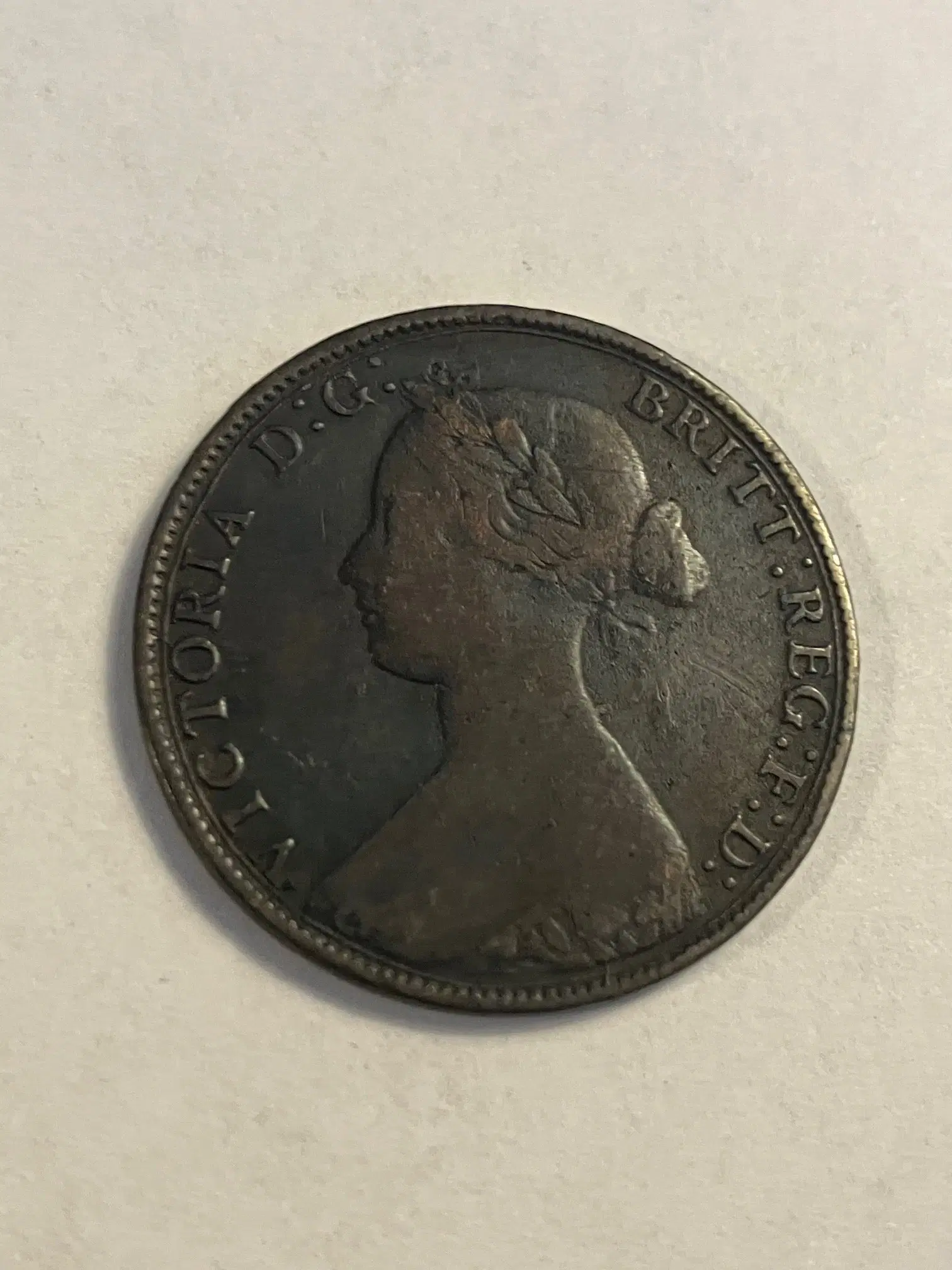 Half Penny 1861 England