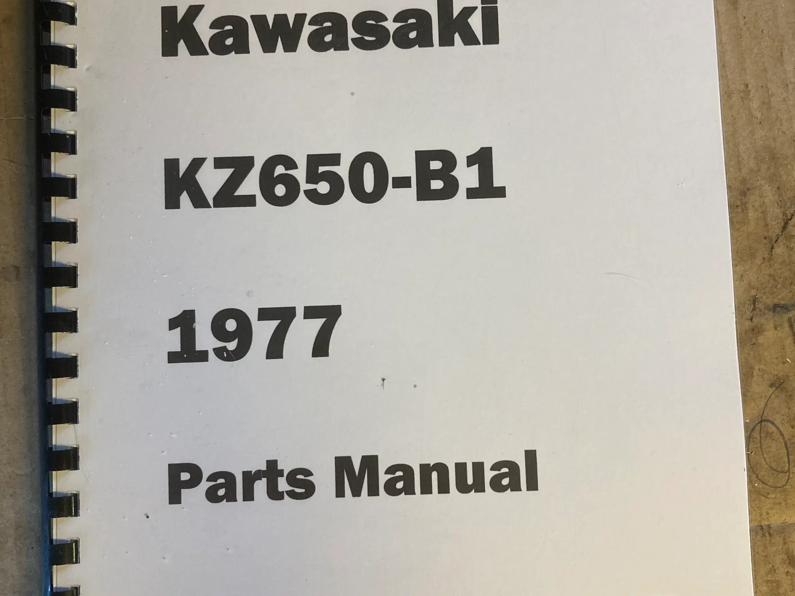 Kawasaki kz-650 b1 1977 manual