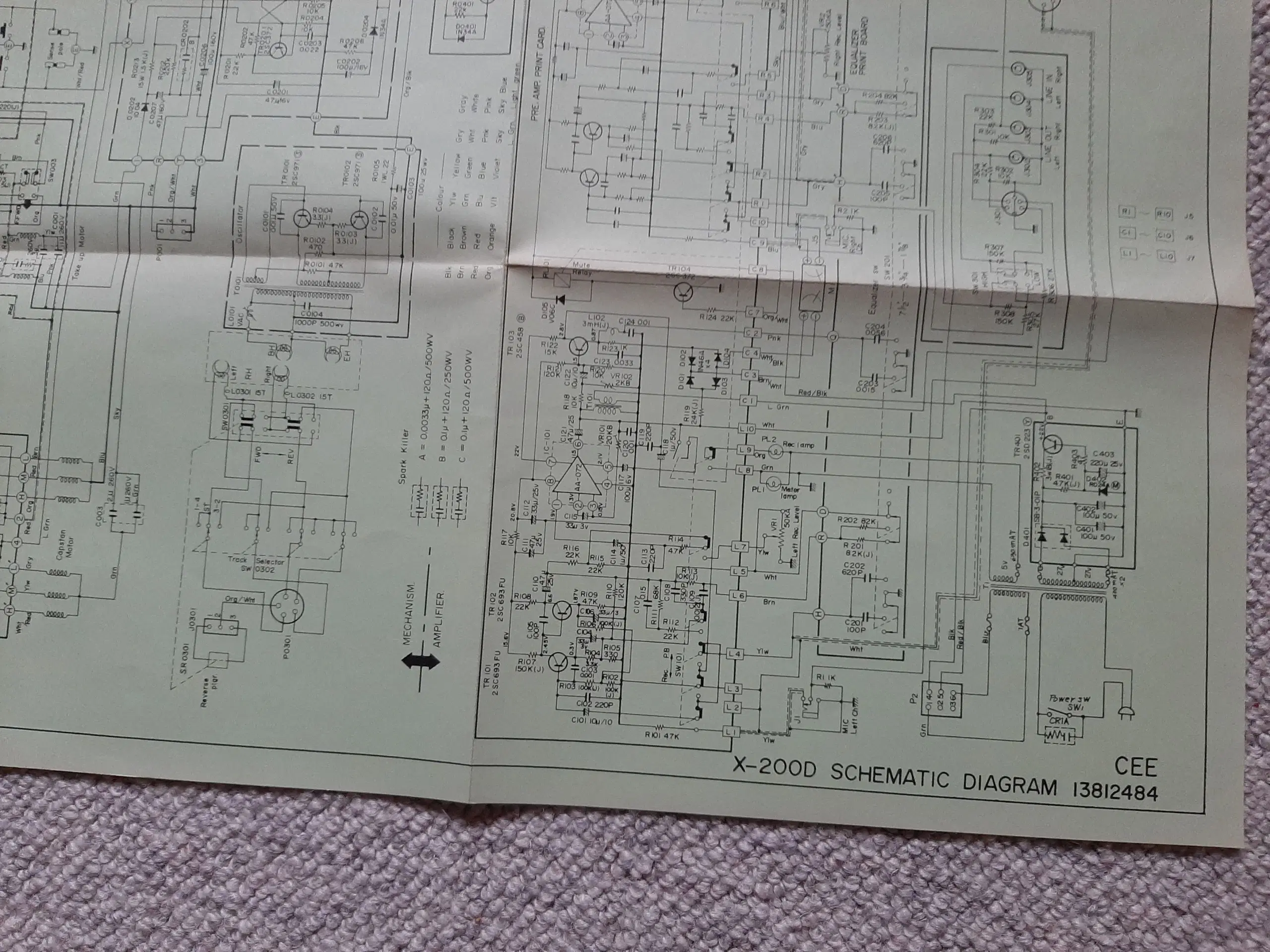 Manual til Akai X-200D