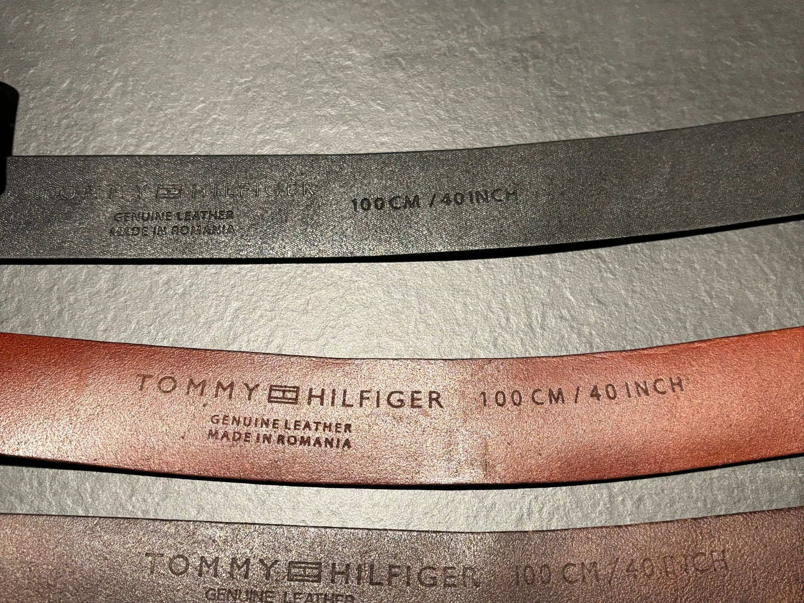 3 stk Tommy Hilfiger bælter