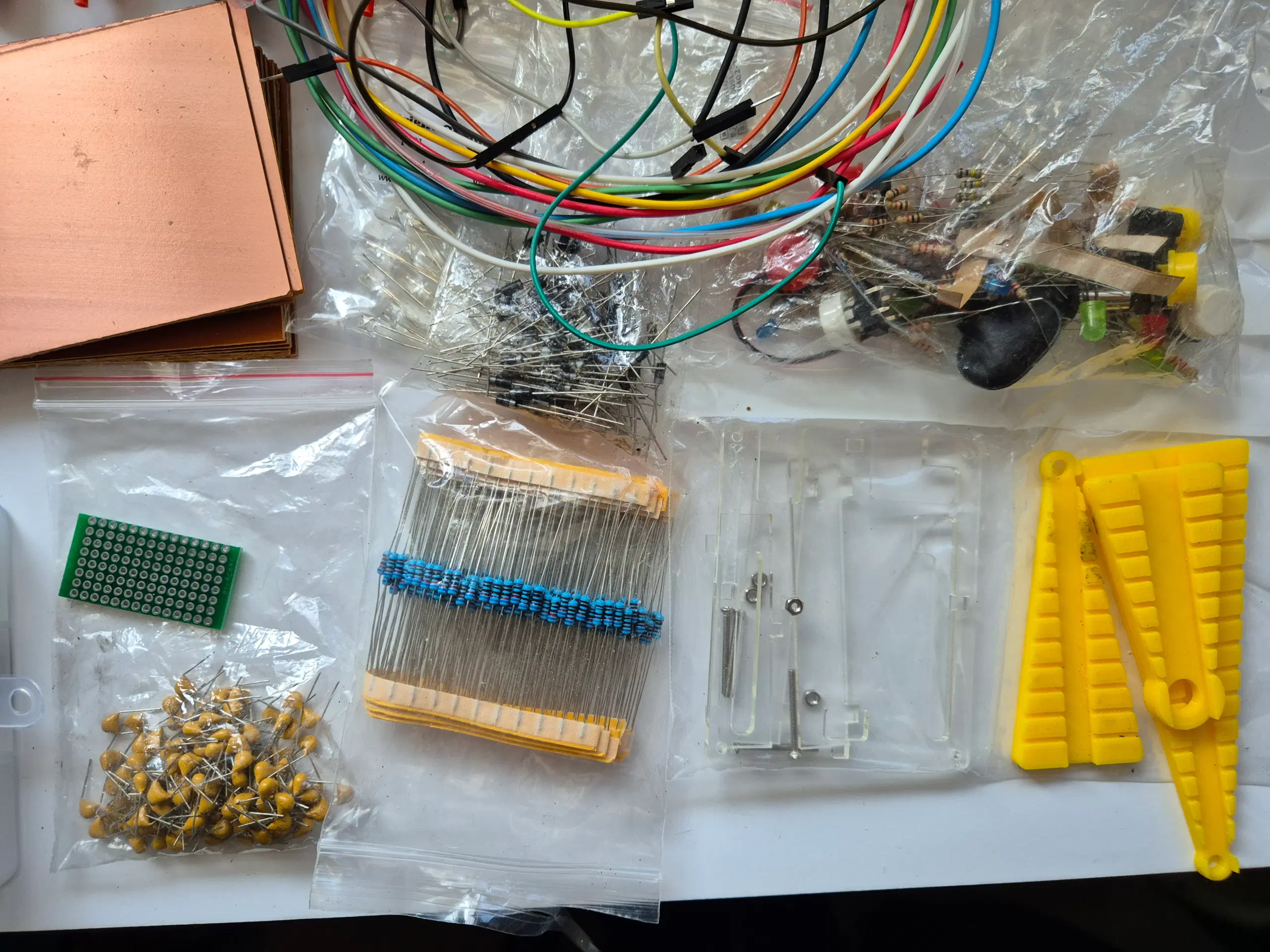 Diverse elektronik dele17kg mest arduino dele