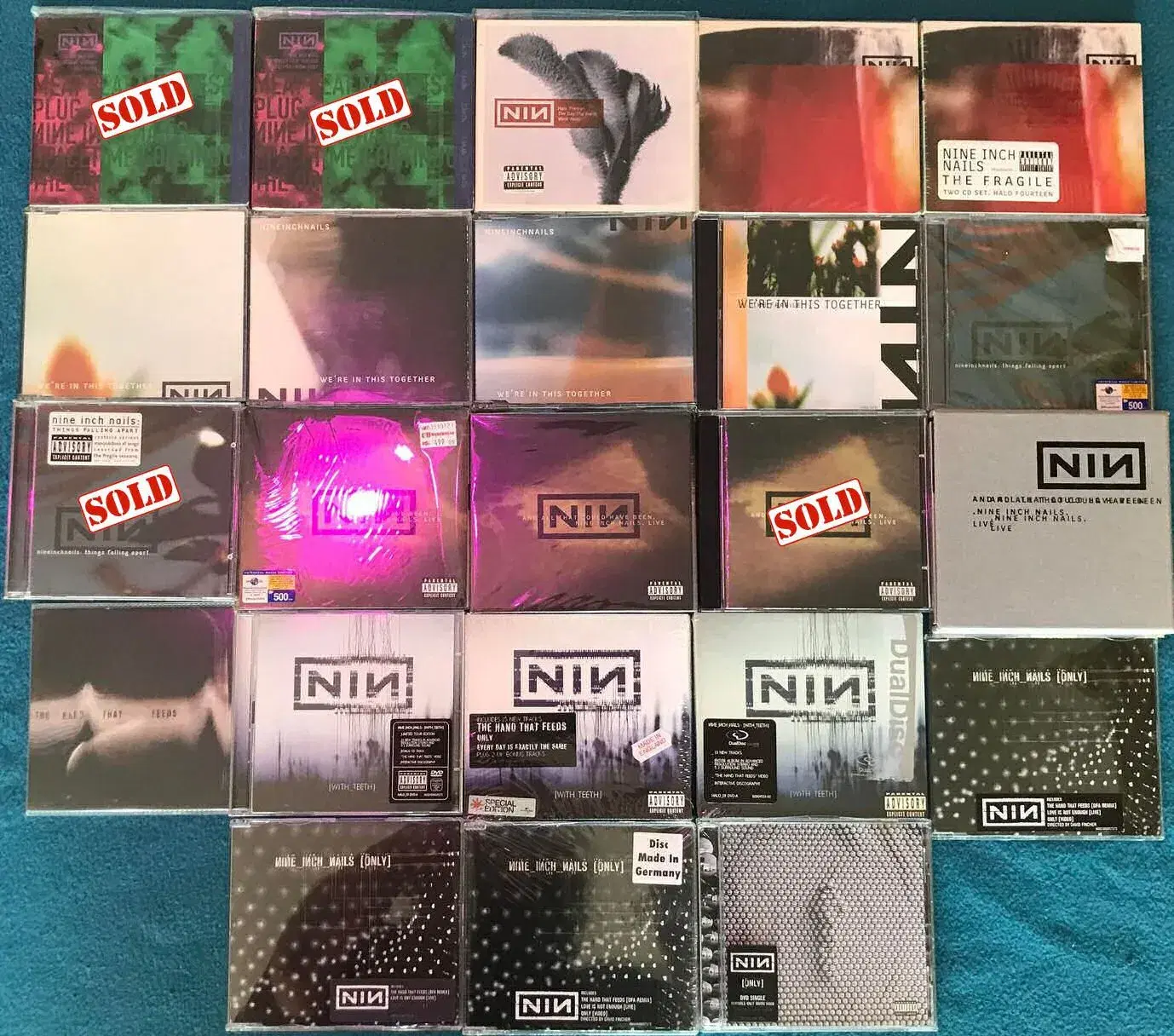 Nine Inch Nails stuff til salg