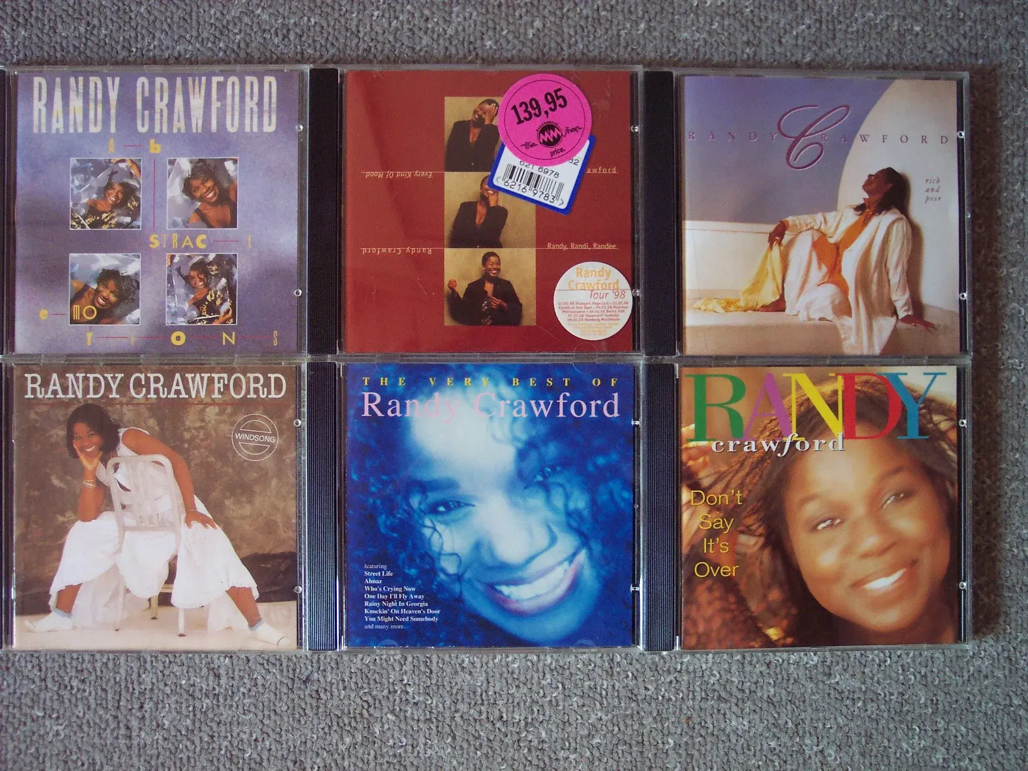 RANDY CRAWFORD  CDer sælges stykvis