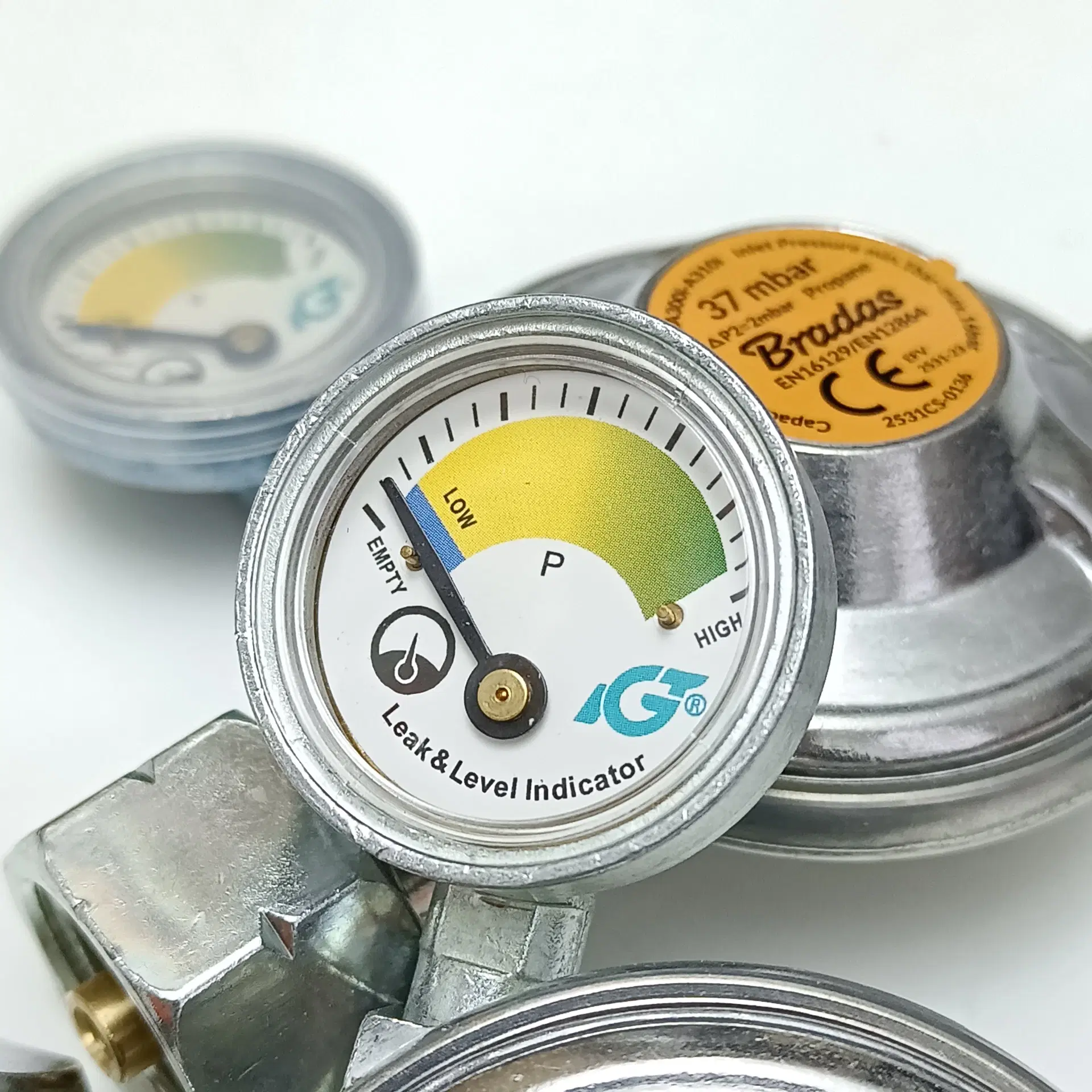 NY! Gasregulator + Manometer + 3m Gasslange