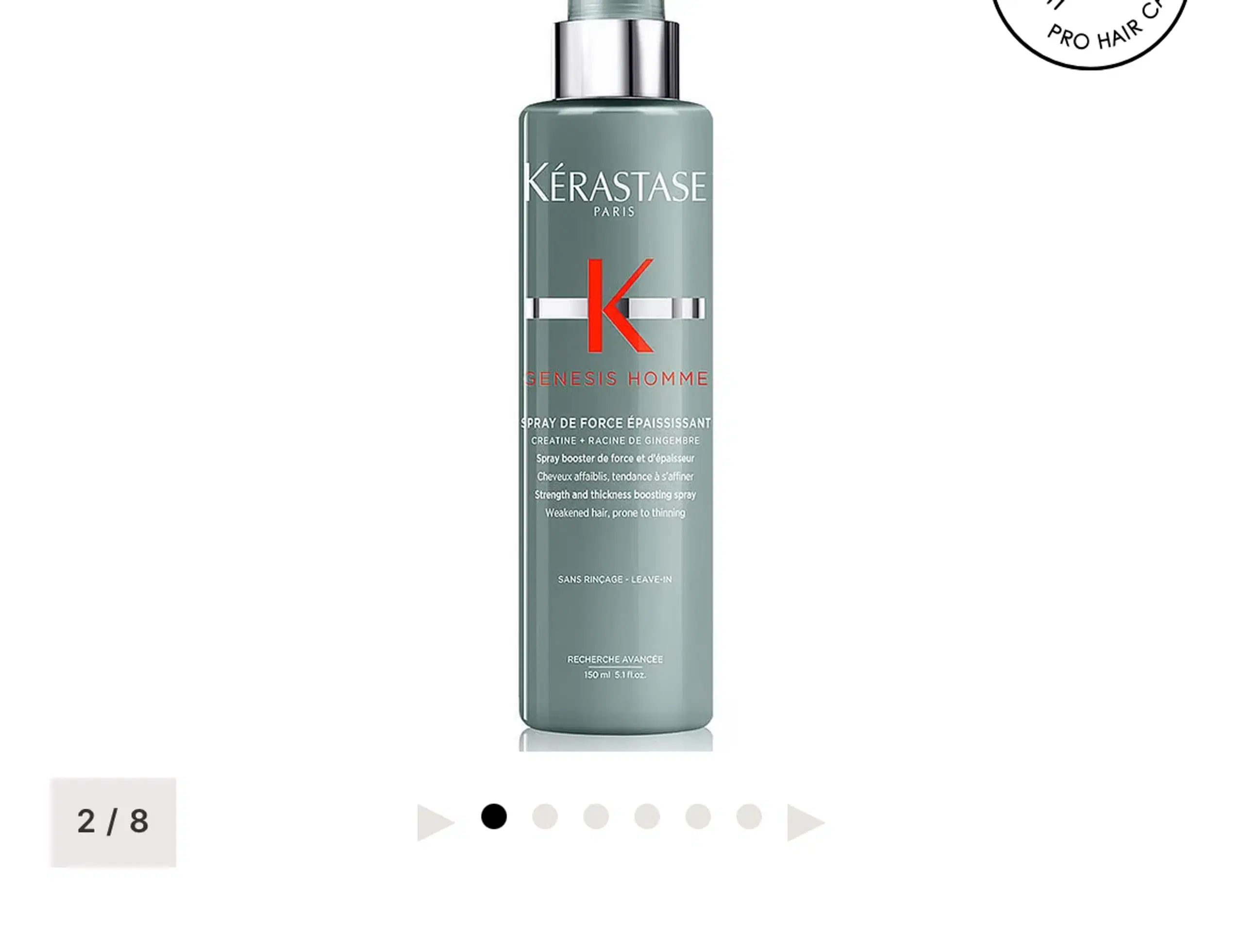 HELT NY Kérastase Genesis Homme Spray Recuperateur