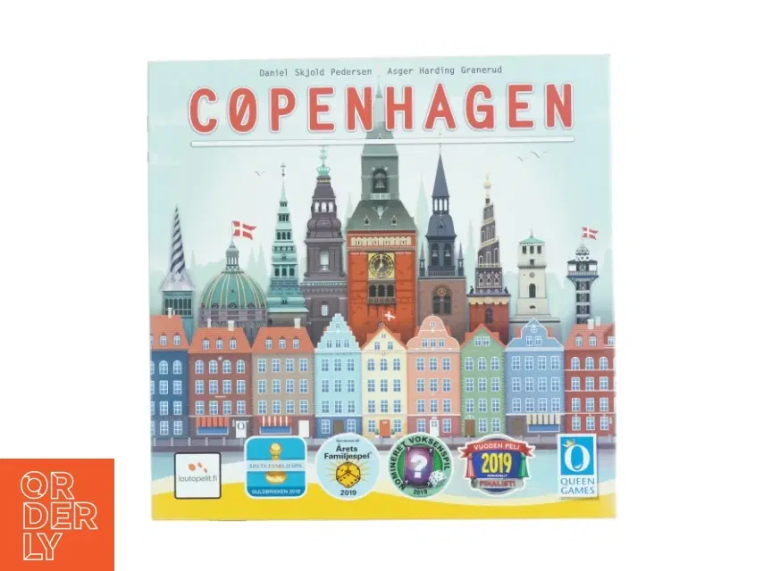 Copenhagen brætspil fra Queen Games (str 295 x 295 x 8 cm)