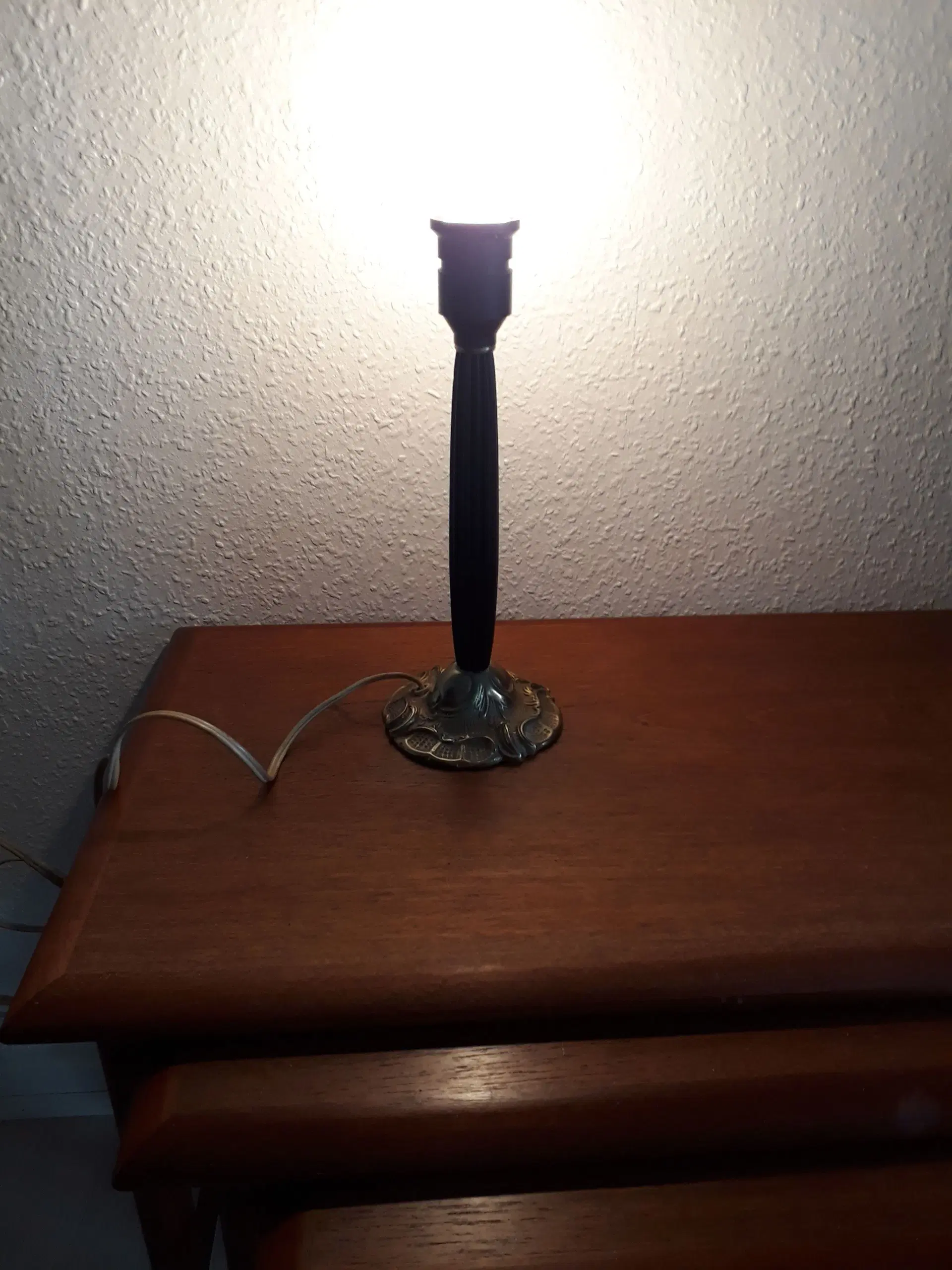 Gammel messing Lampe