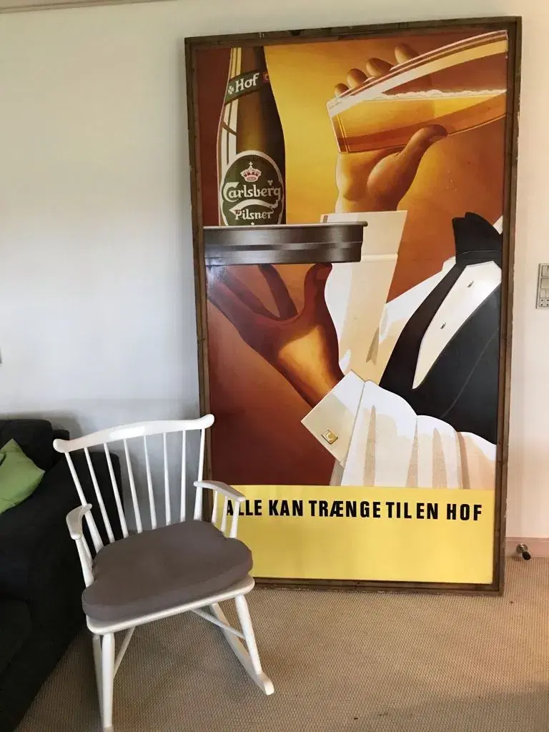 kæmpe Carlsberg skilt