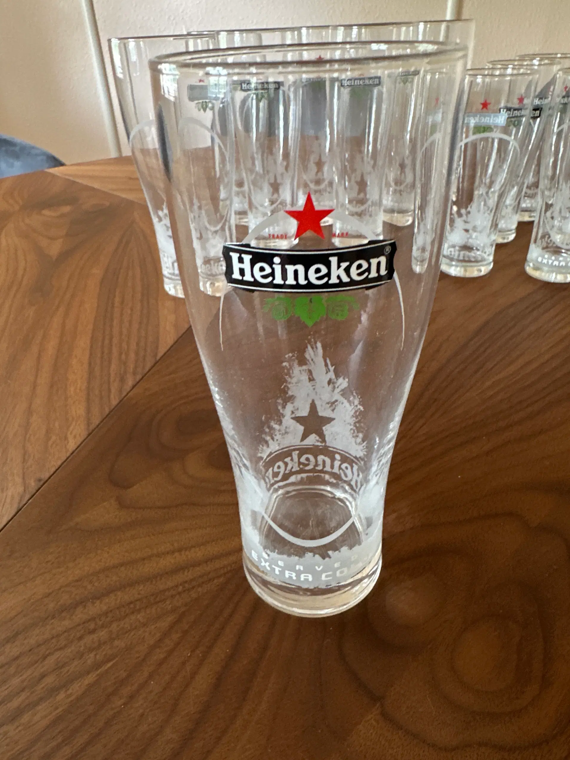 Heineken ølglas - 2 str