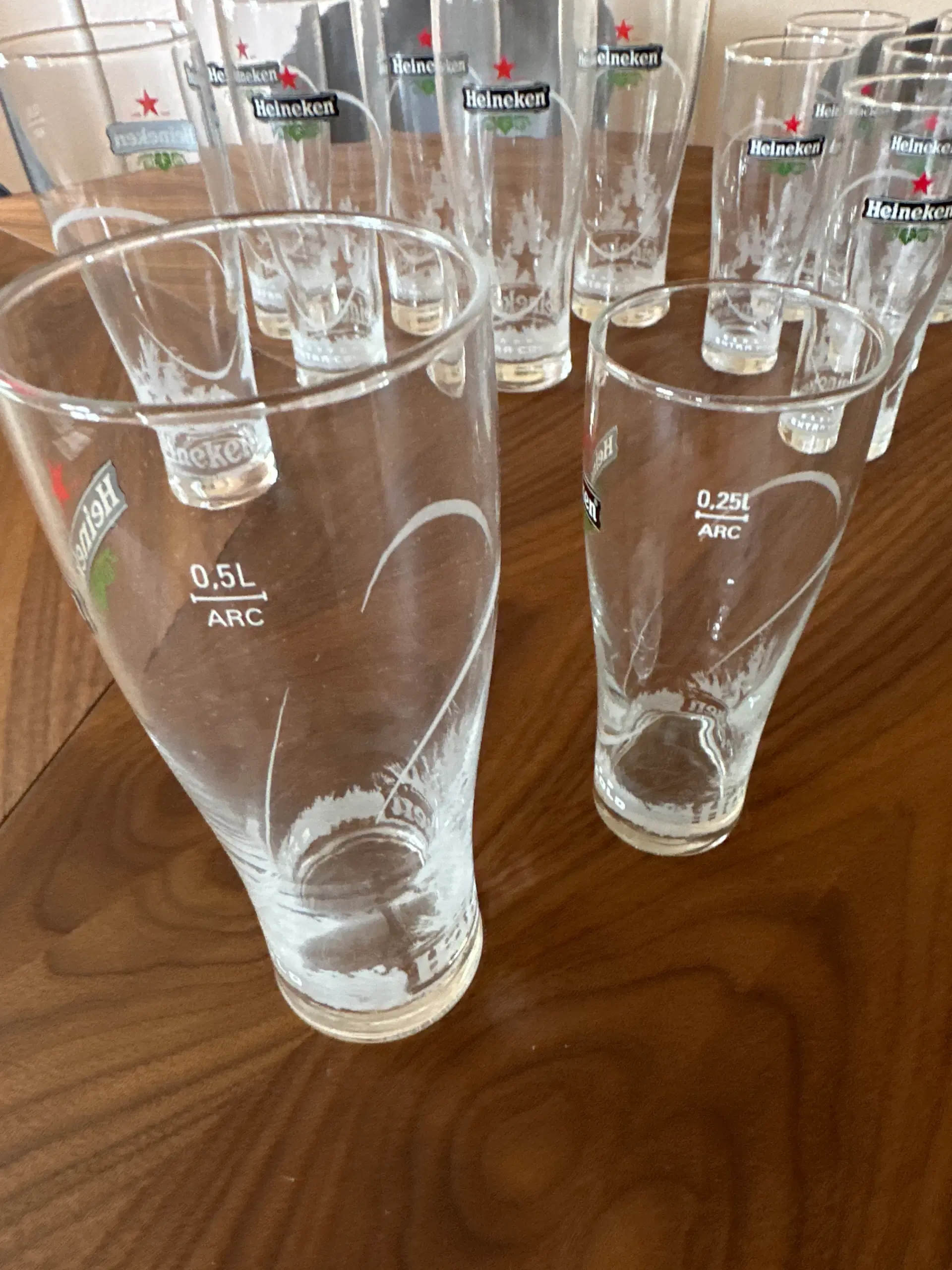 Heineken ølglas - 2 str