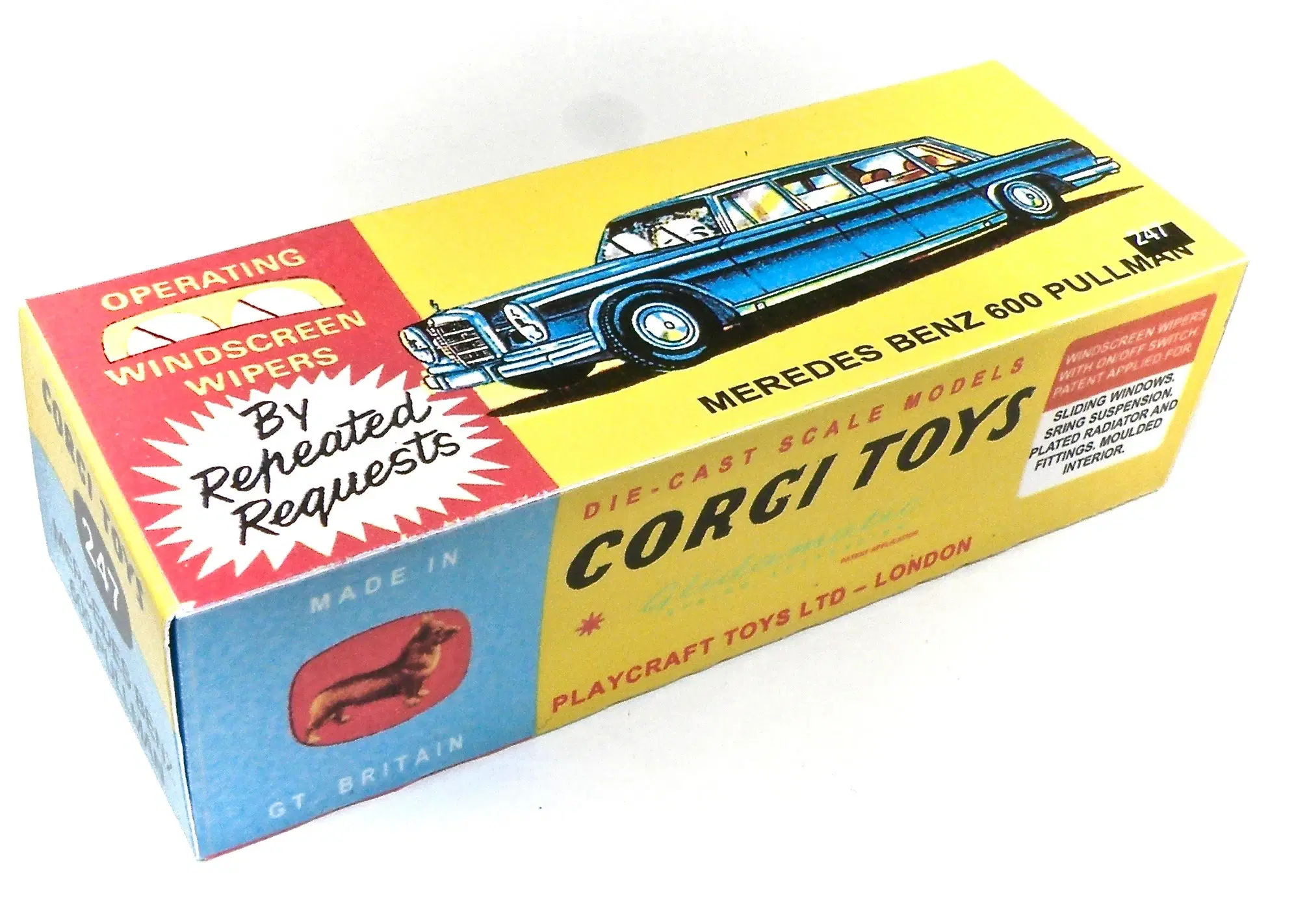 CORGI-TOYS - nye reproboxe til gamle biler - stk