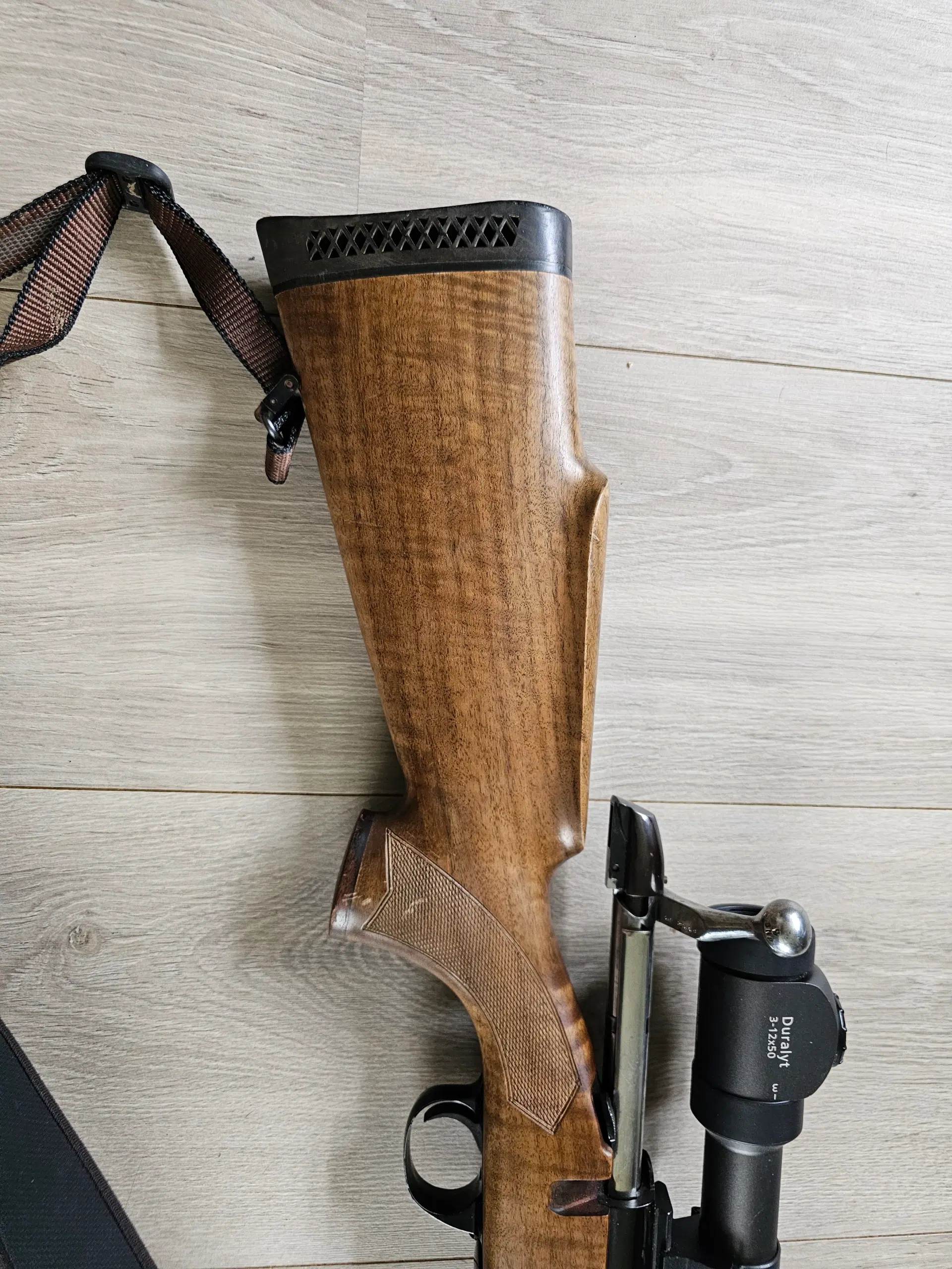 BSA CF2 308 w jagtriffel med Zeiss Dualyt 3-12x50