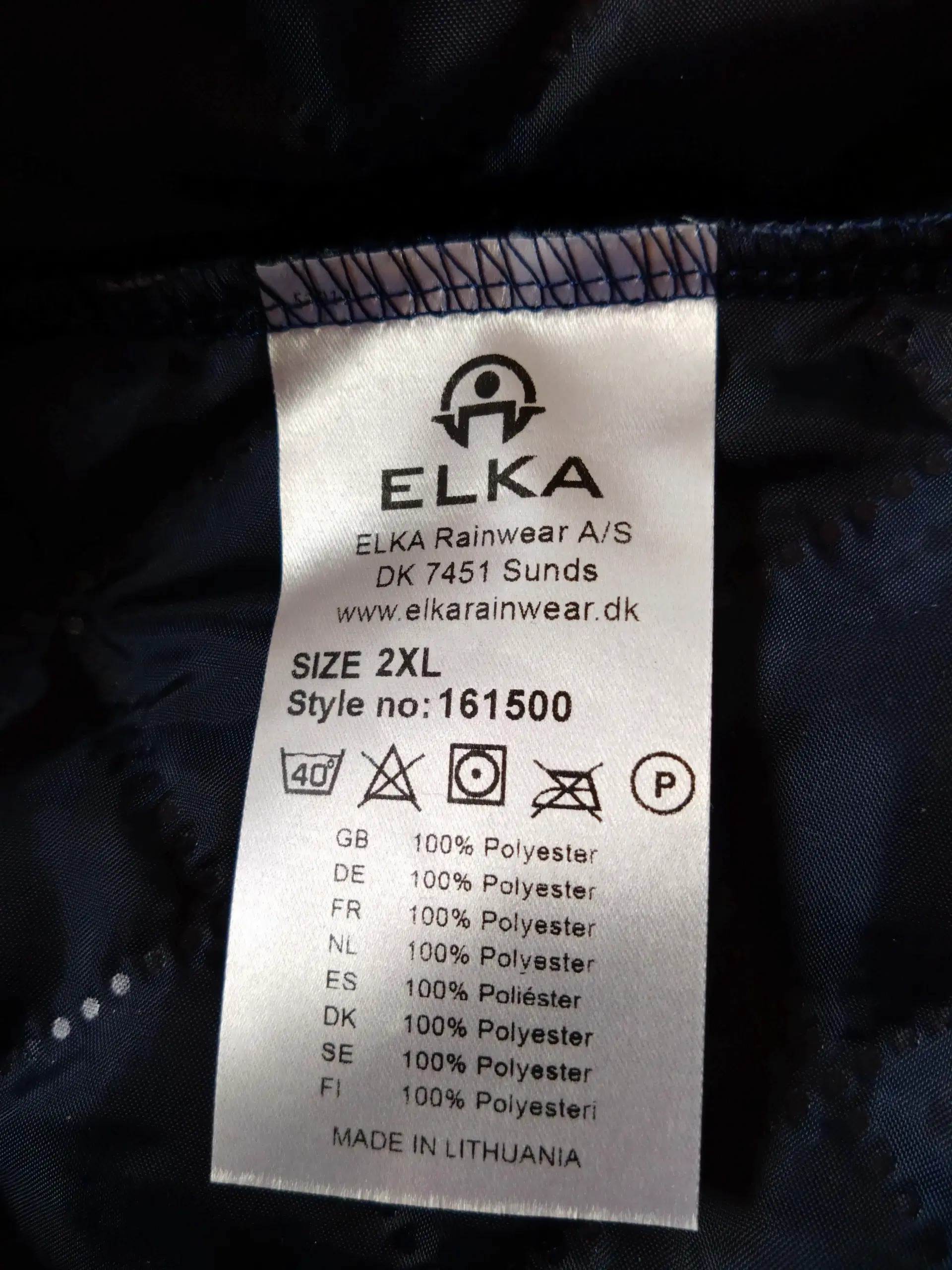 ELKA termobukser dame blå nye 2xl