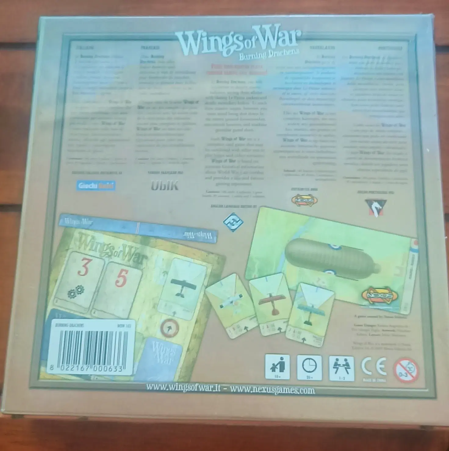 Wings of war -Burning Drachens Forseglet mm