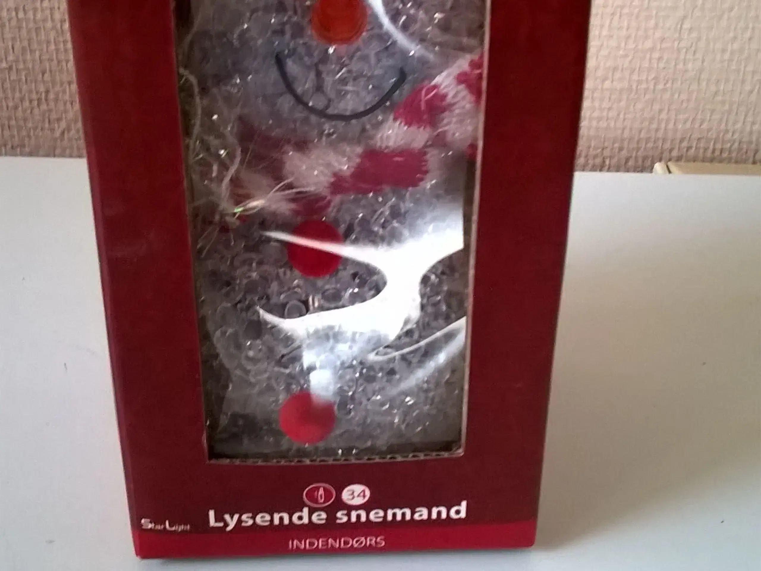 Lysende snemand