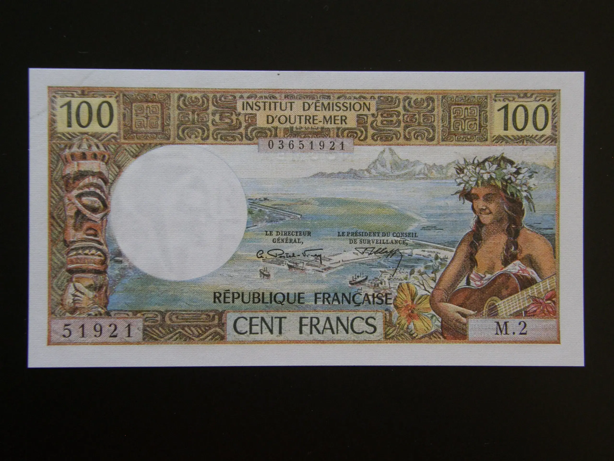 New Caledonia  100 Francs 1973  P63b  Unc