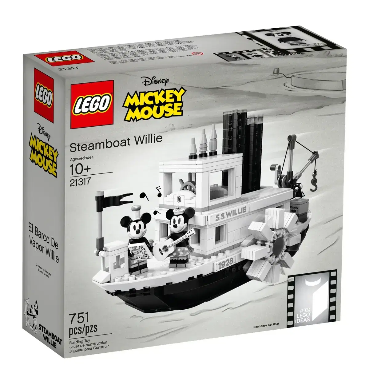 Steamboat Willie sæt nr 21317