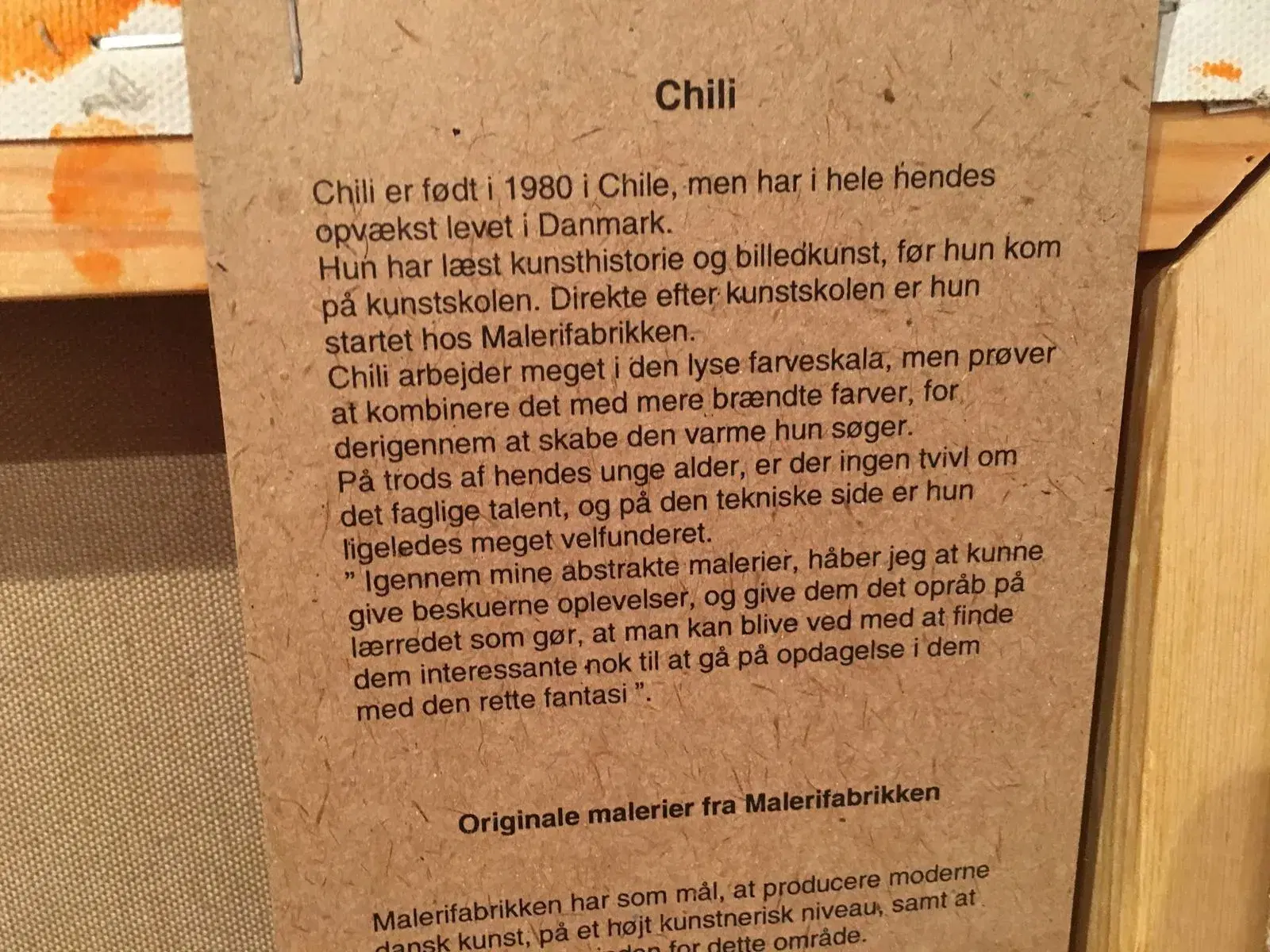 2 flotte malerier af Chili