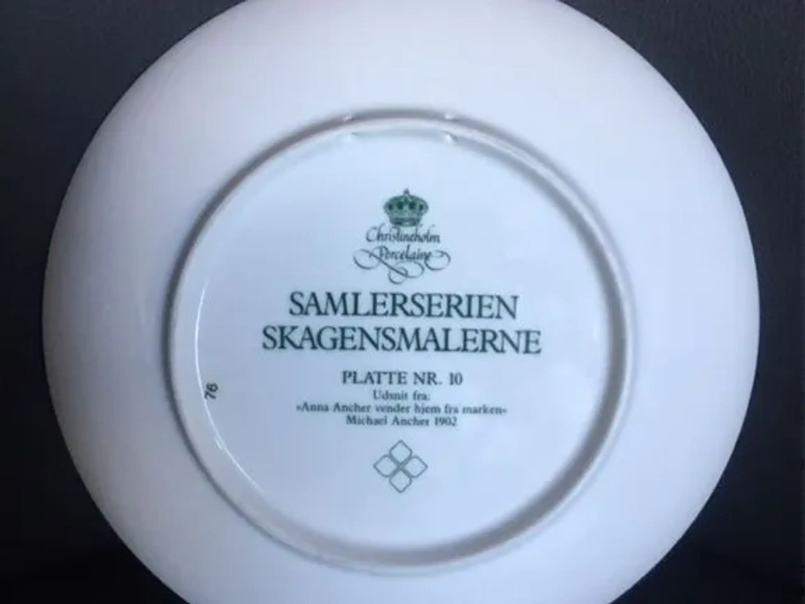 Platter med Skagen malermotiv