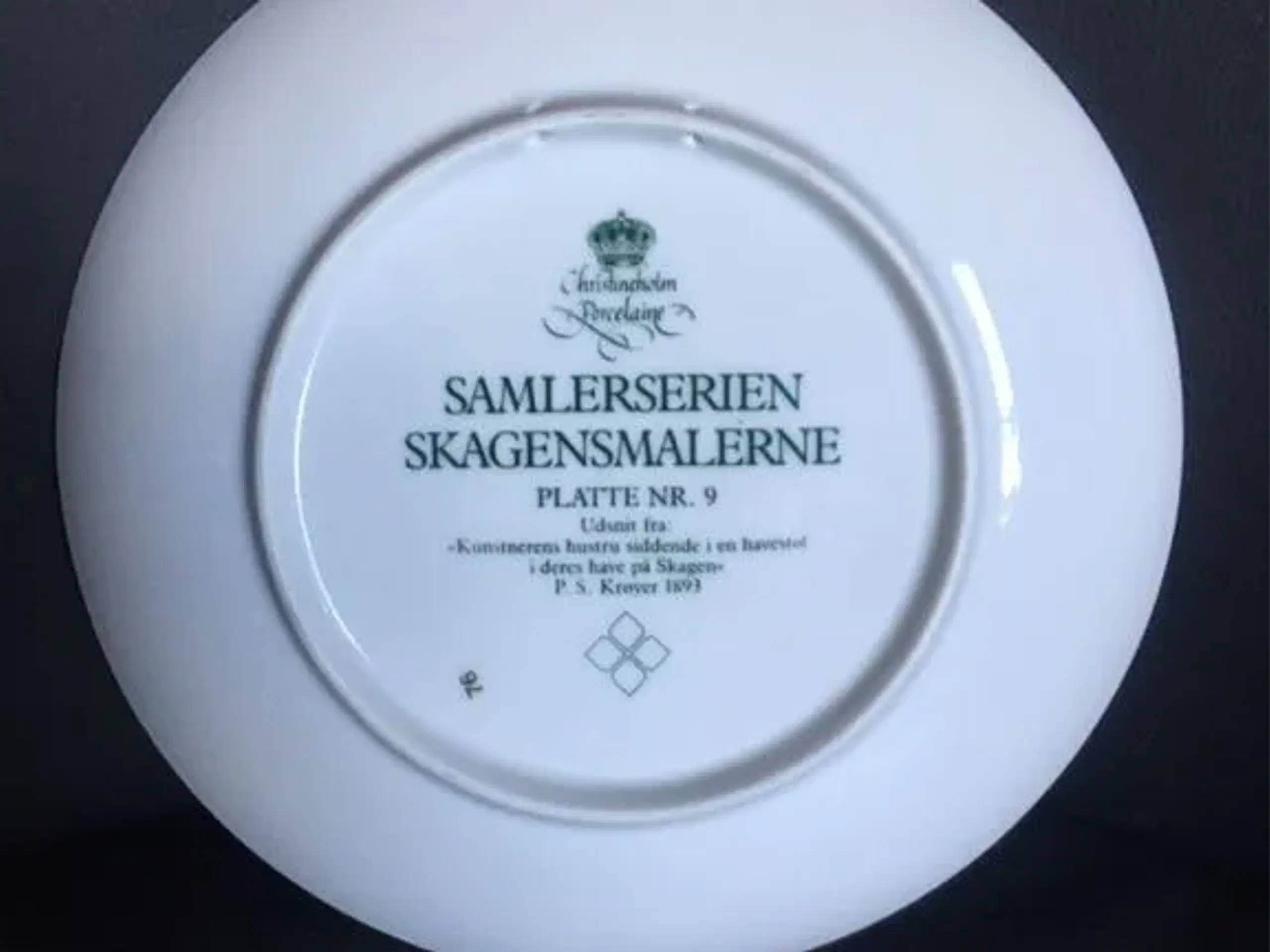 Platter med Skagen malermotiv