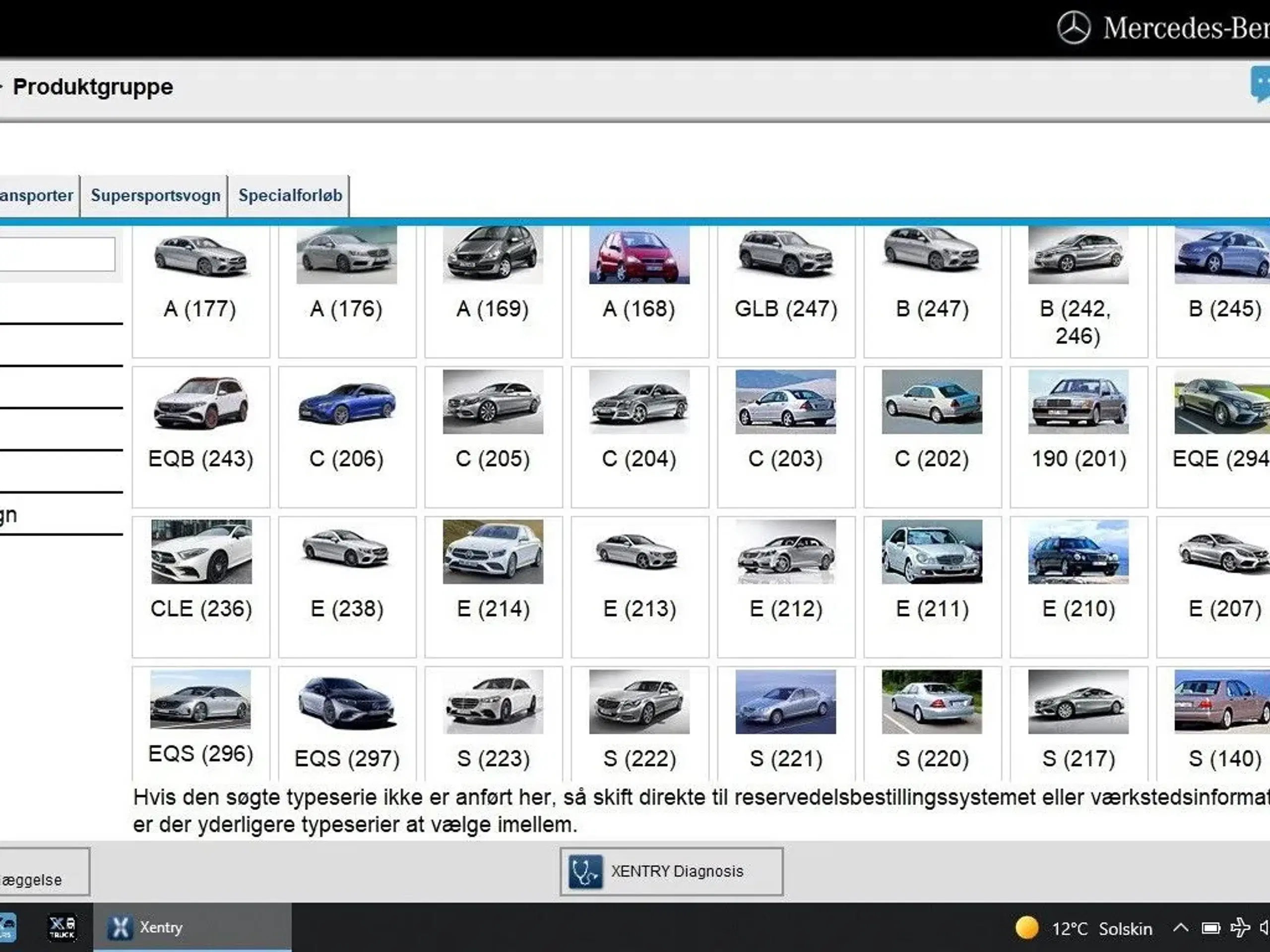 Xentry Mercedes Original Tester OBD2 Mercedes Tes