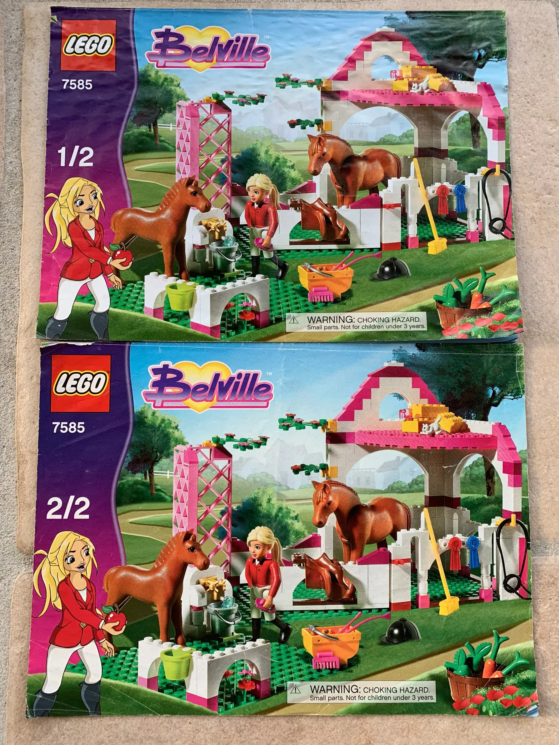 Lego Belville hestestald 7585