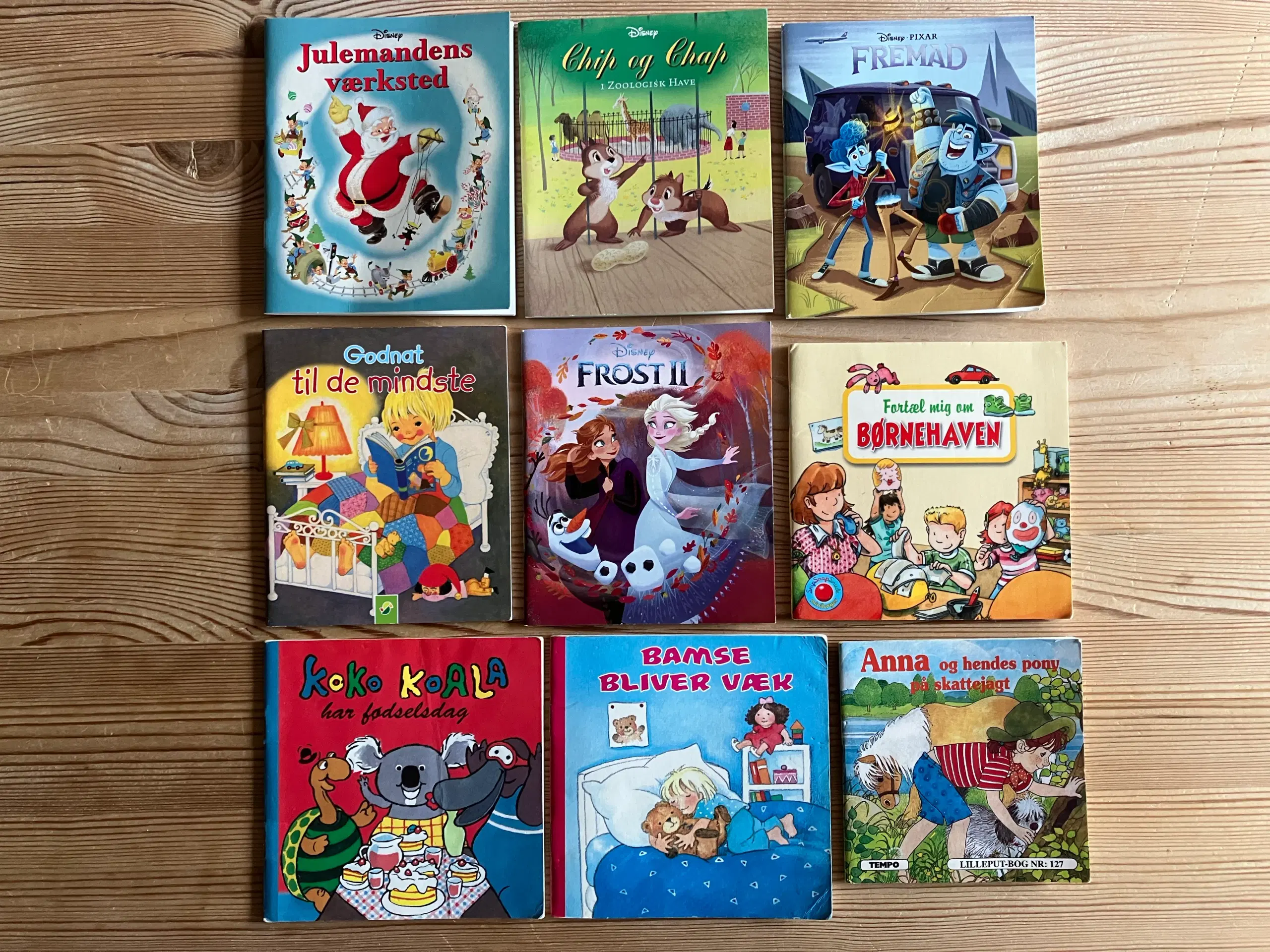 7 x 9 børnebøger Lilleput Disney mm