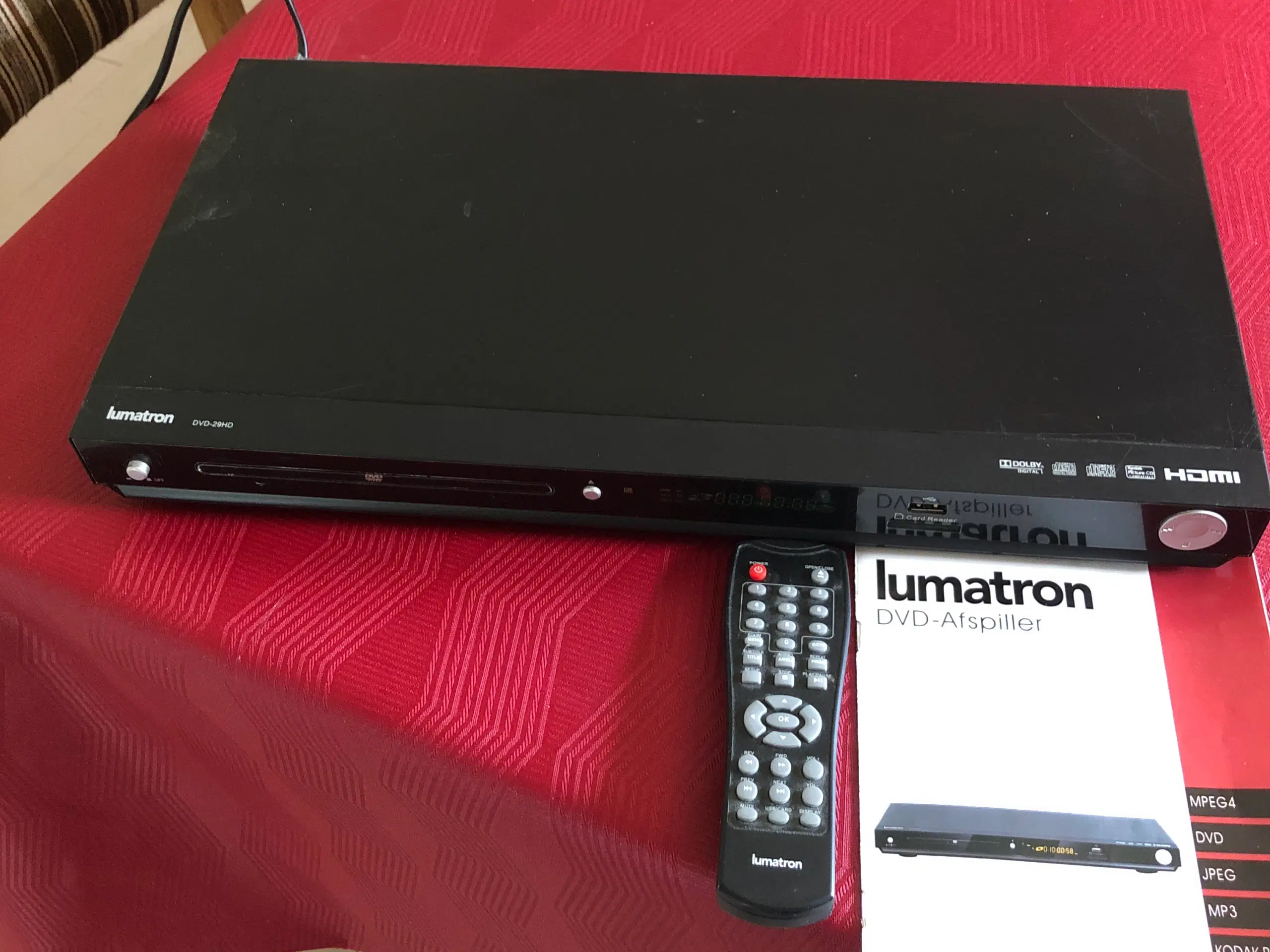 DVD afspiller Lumatron DVD 29HD