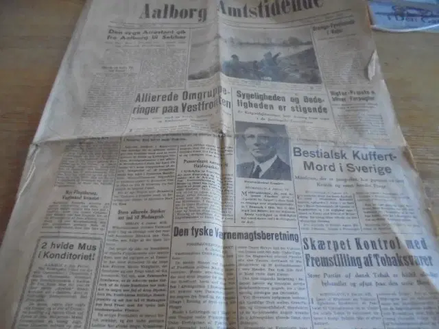 Aalborg Amtstidende 7 januar 1945 (søndagsavis)