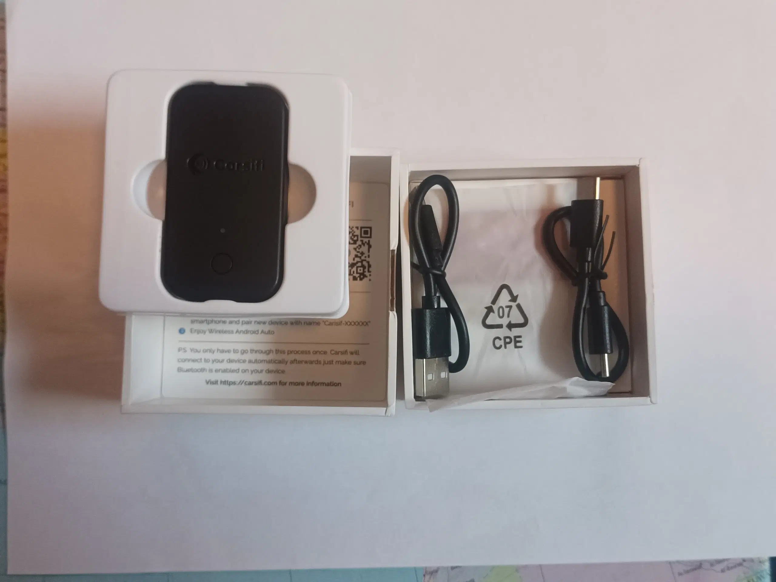 Wireless android auto adapter