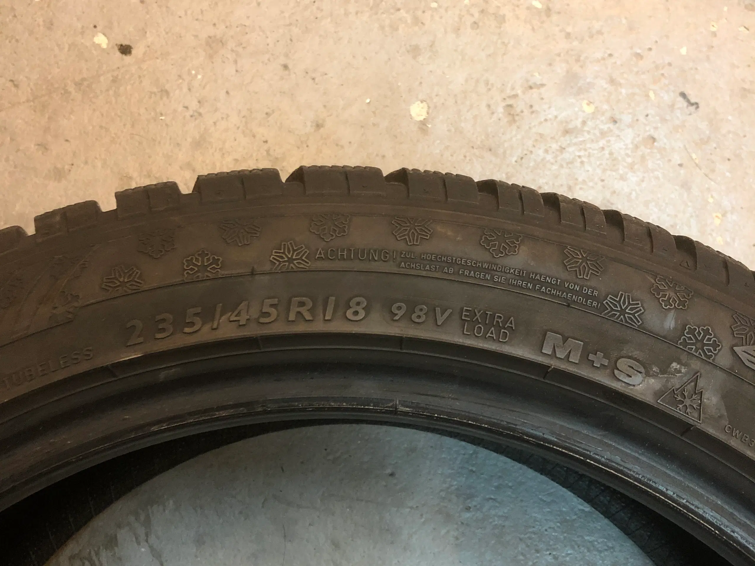 Dunlop vinter dæk  4 stk