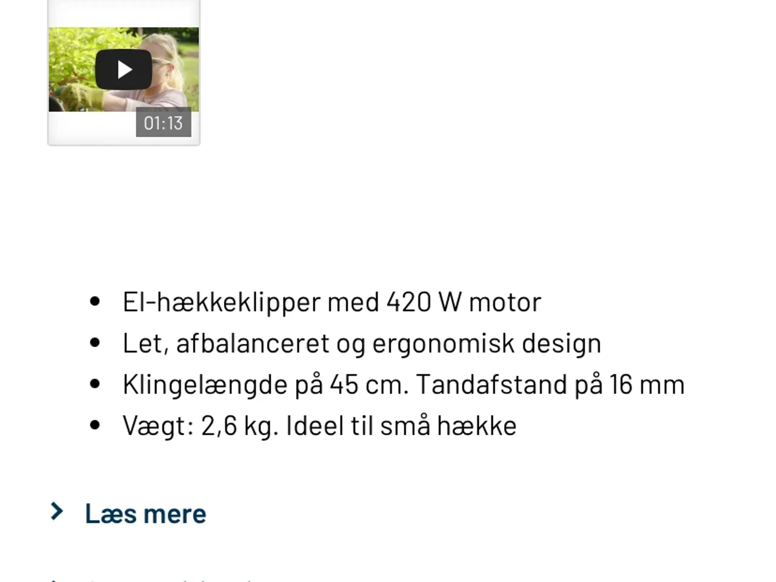 hækkeklipper Bosch (easy 45)