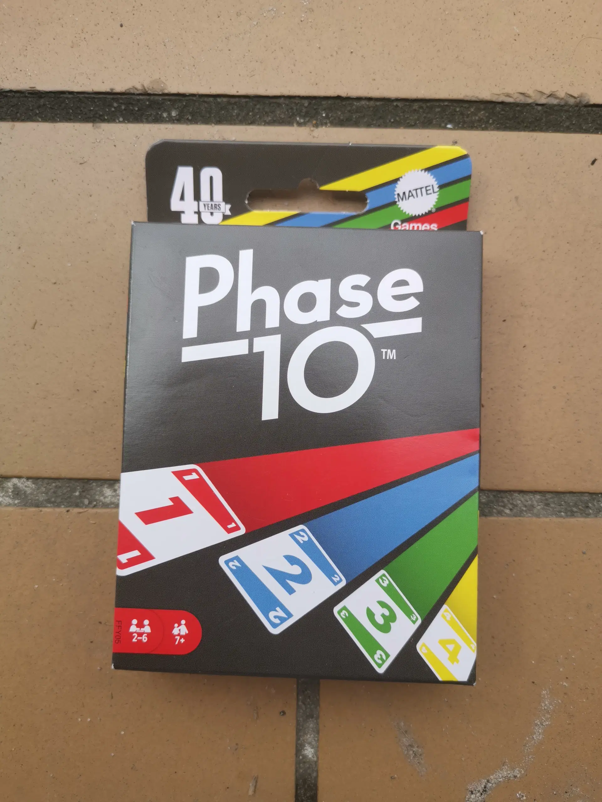 UBRUGT Phase 10 Kortspil fra Mattel - Brætspil