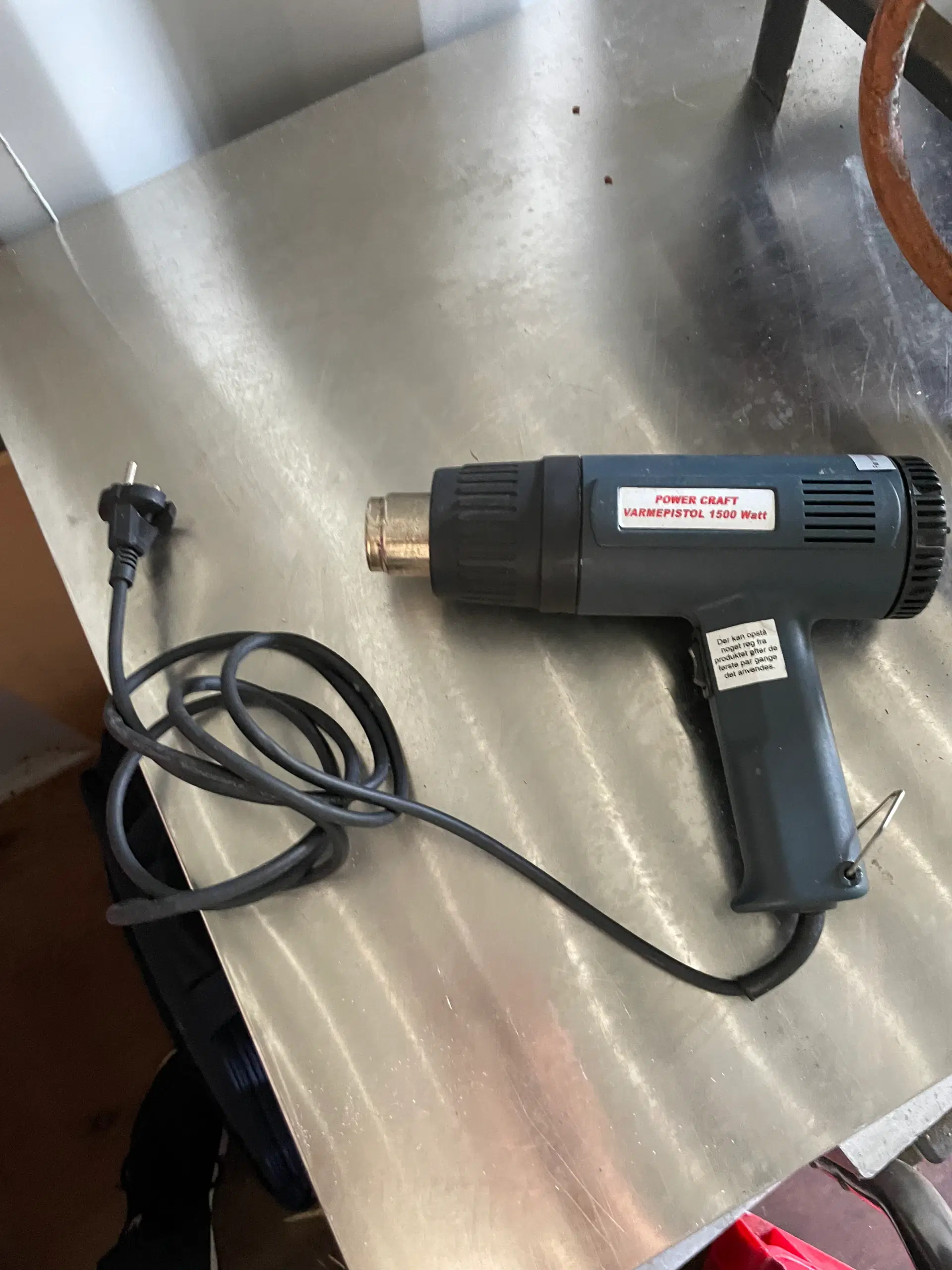 Varmepistol Power Craft 1500watt rigtig god