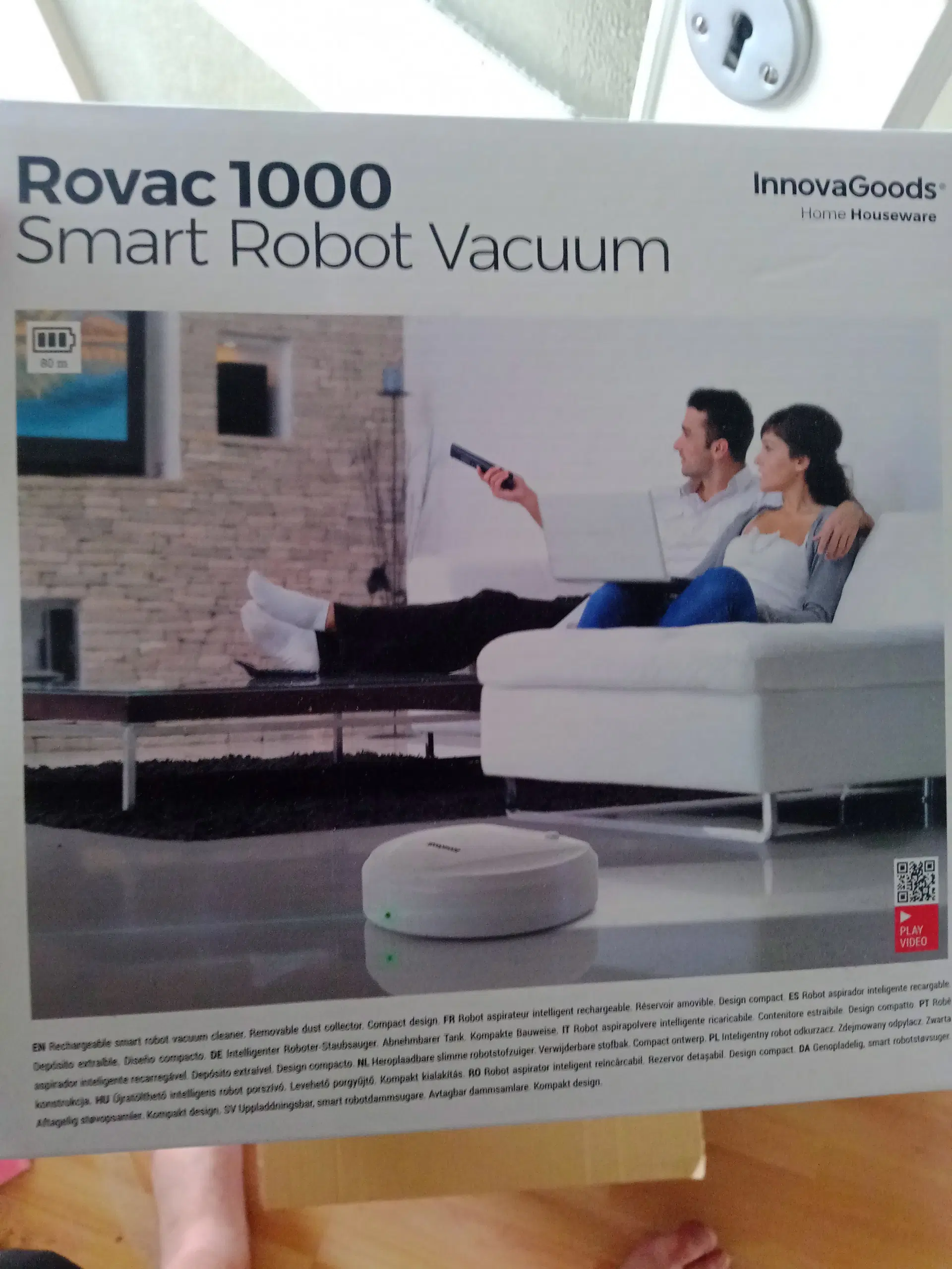 Rovac 1000 Smart Robot Vacuum og Floor Cleaner