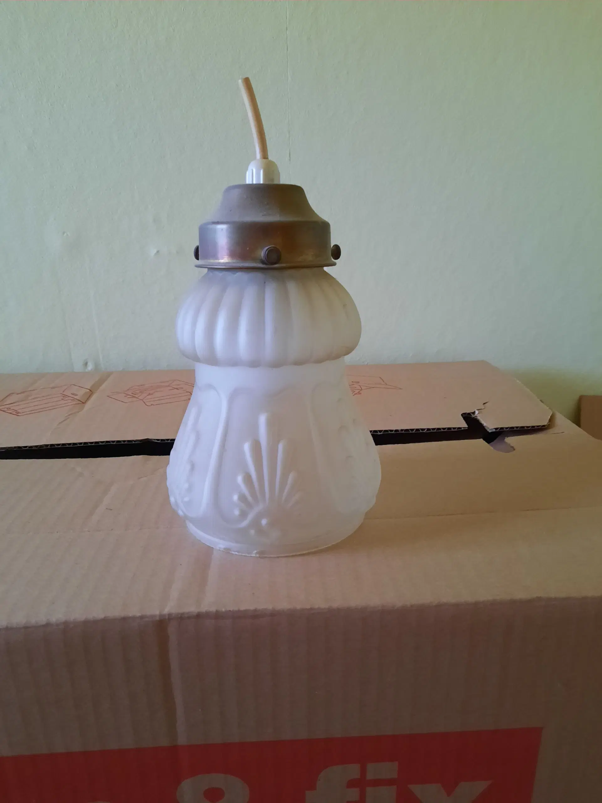 retro glas lampe