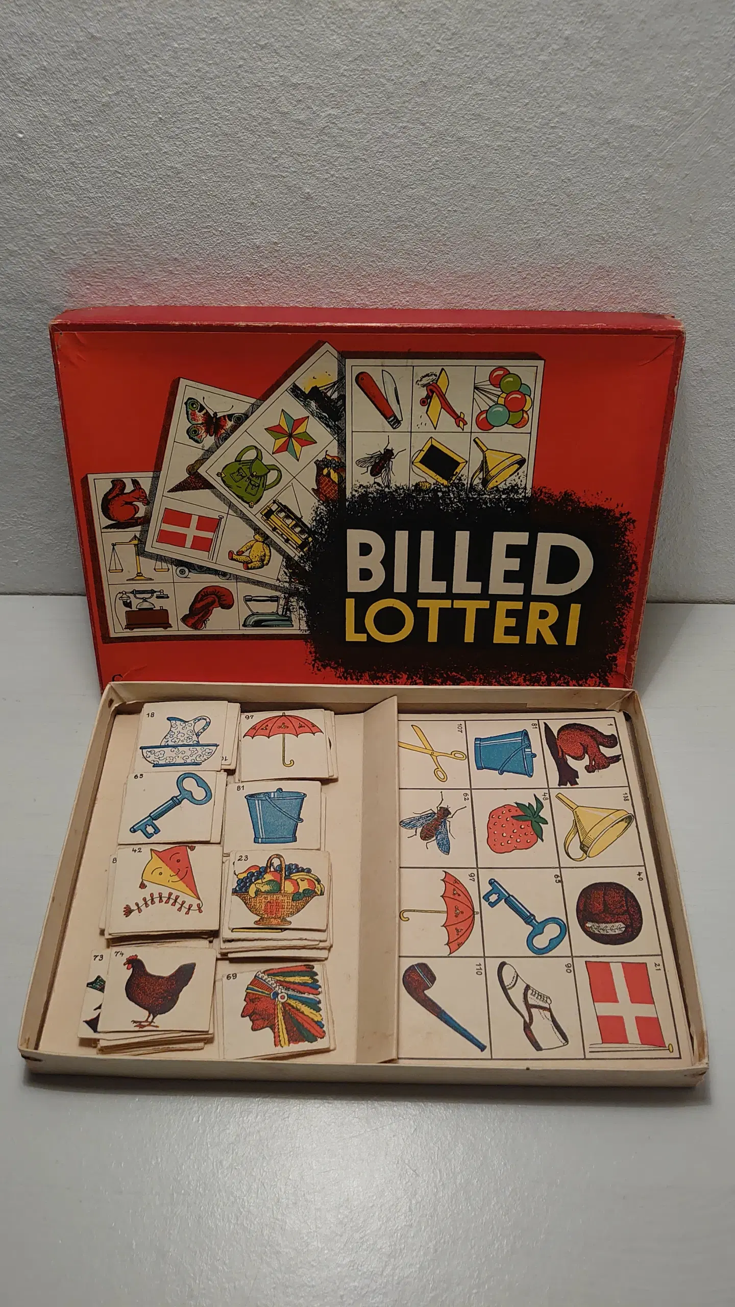 Drechsler billedlotteri 104 fra 1950´erne Komplet