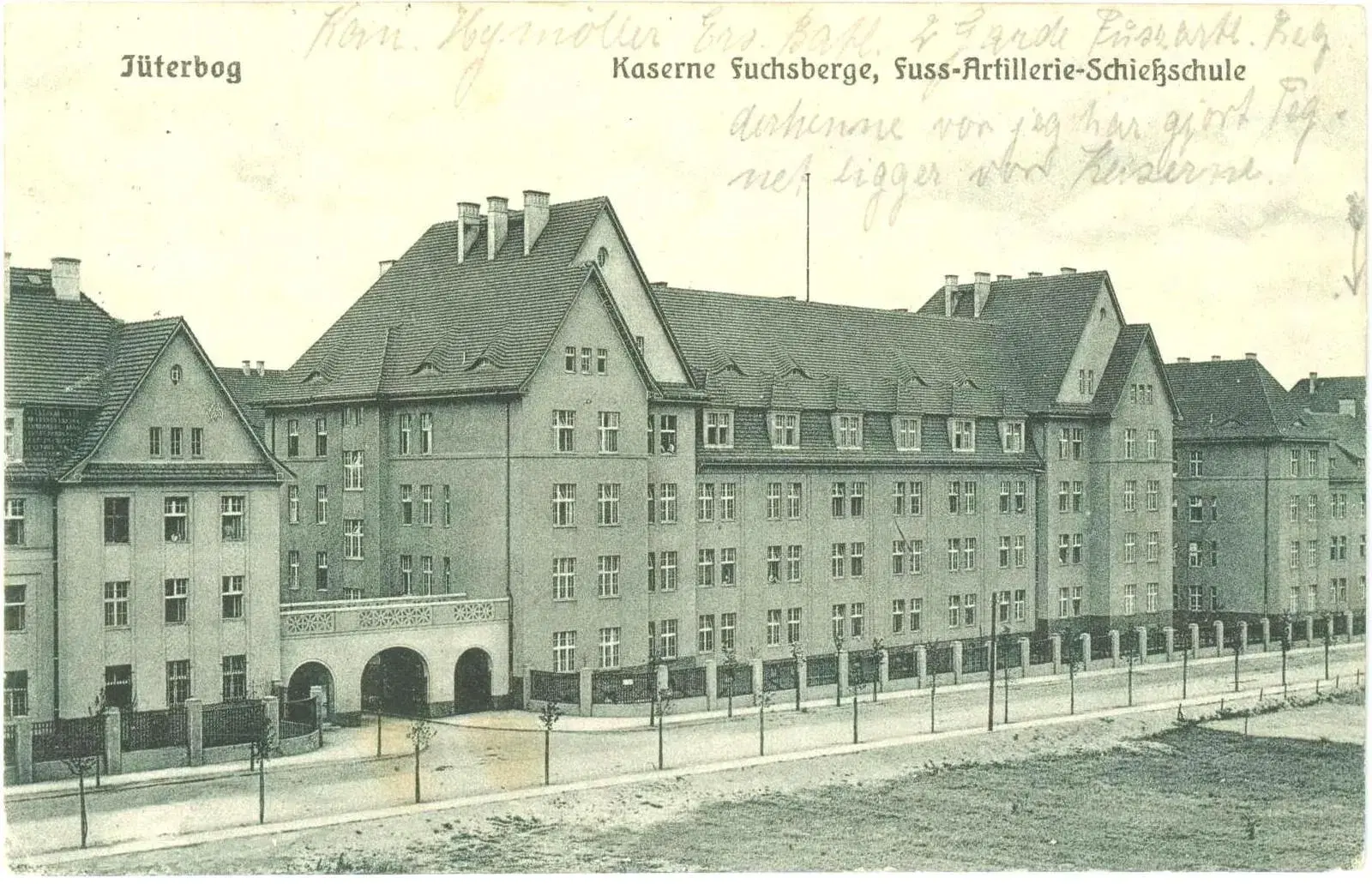 Jüterburg 1917 Kaserne Fuchsberge