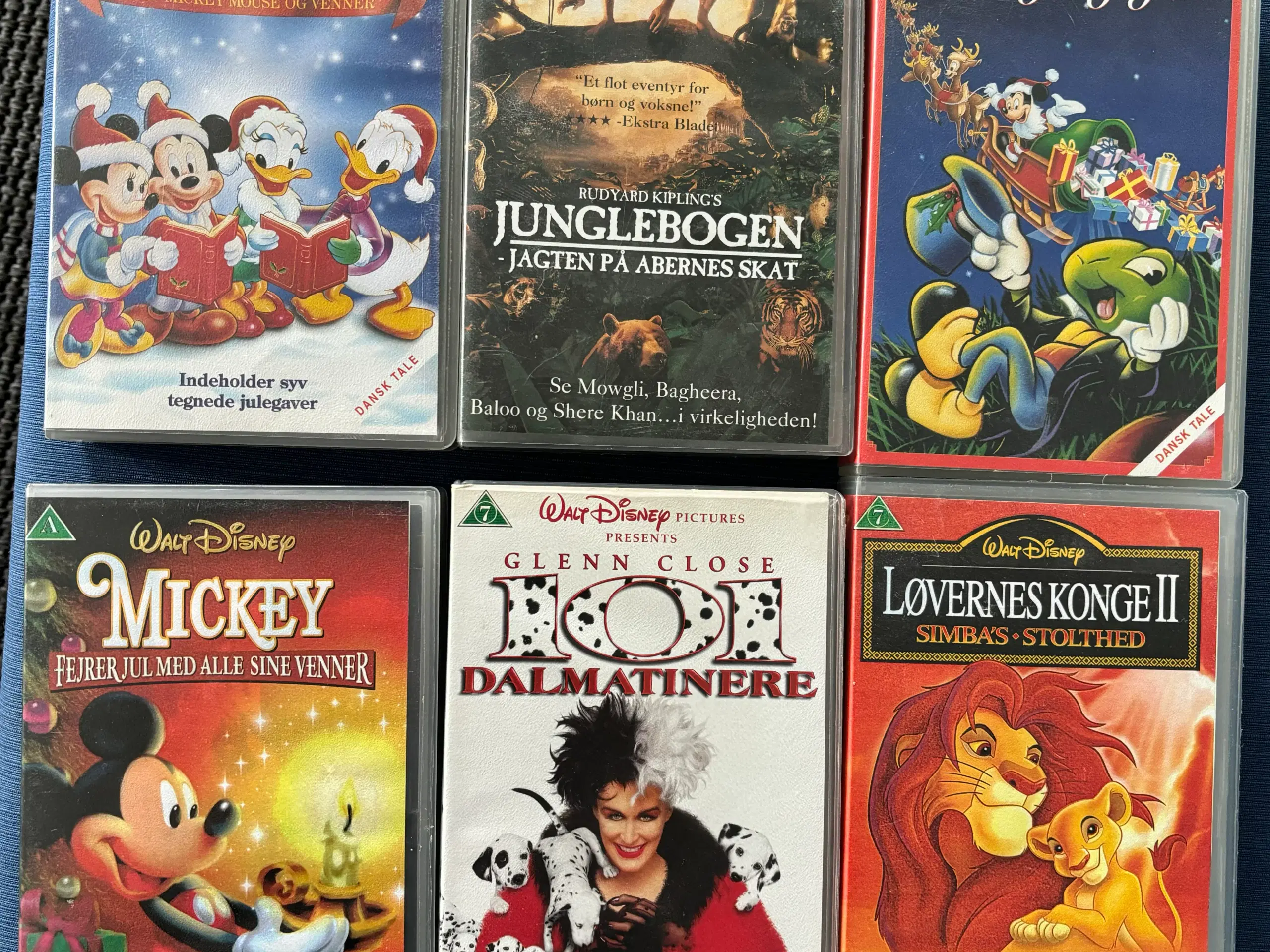 Disney VHS klassikere 15-kr pr Stk