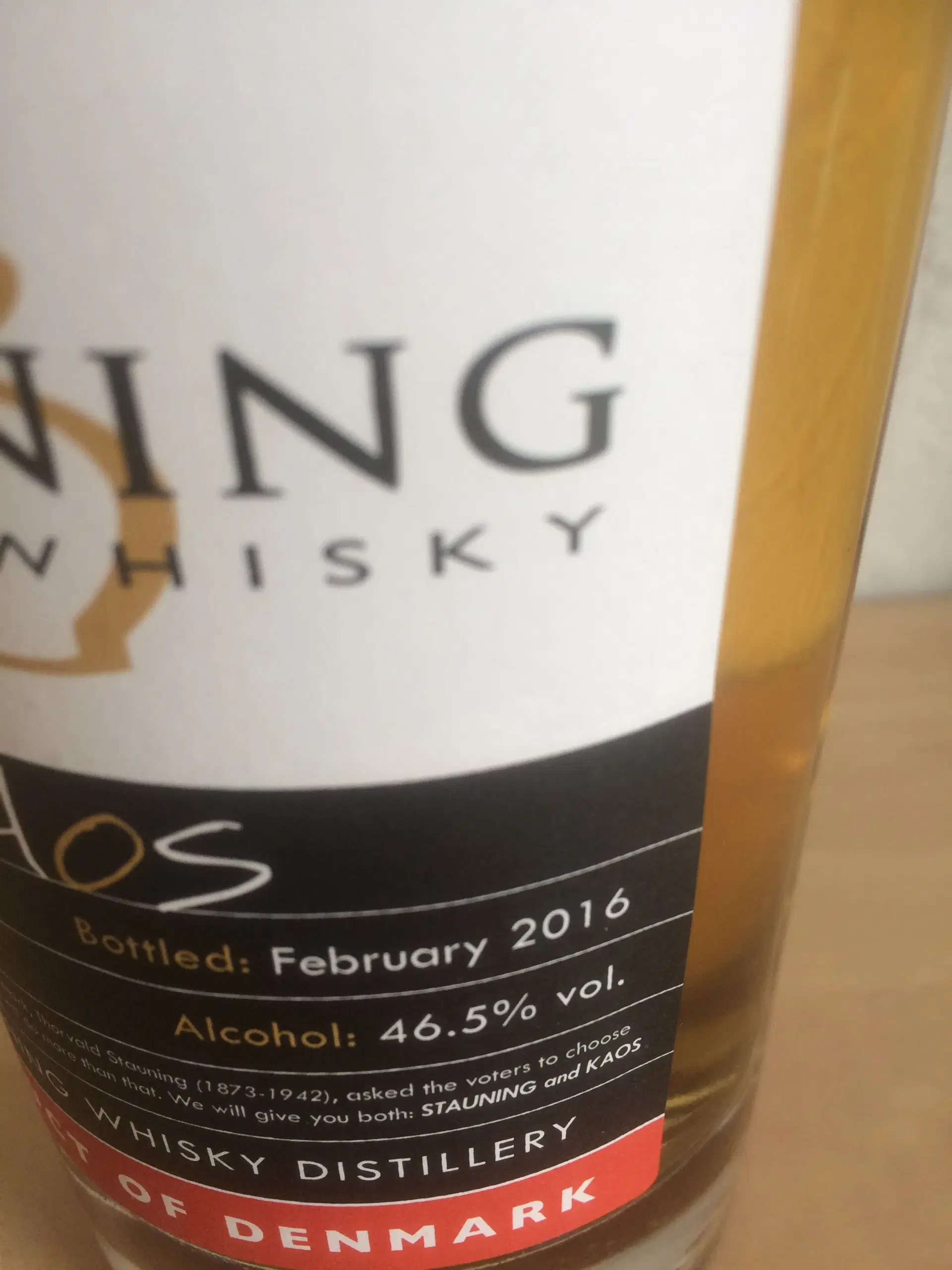 WHISKY  Stauning Kaos