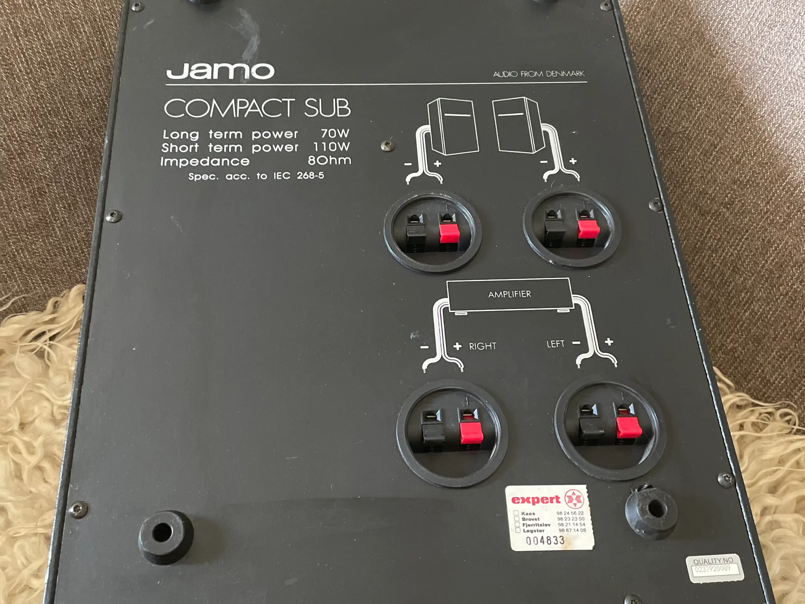 JAMO - Compact Sub